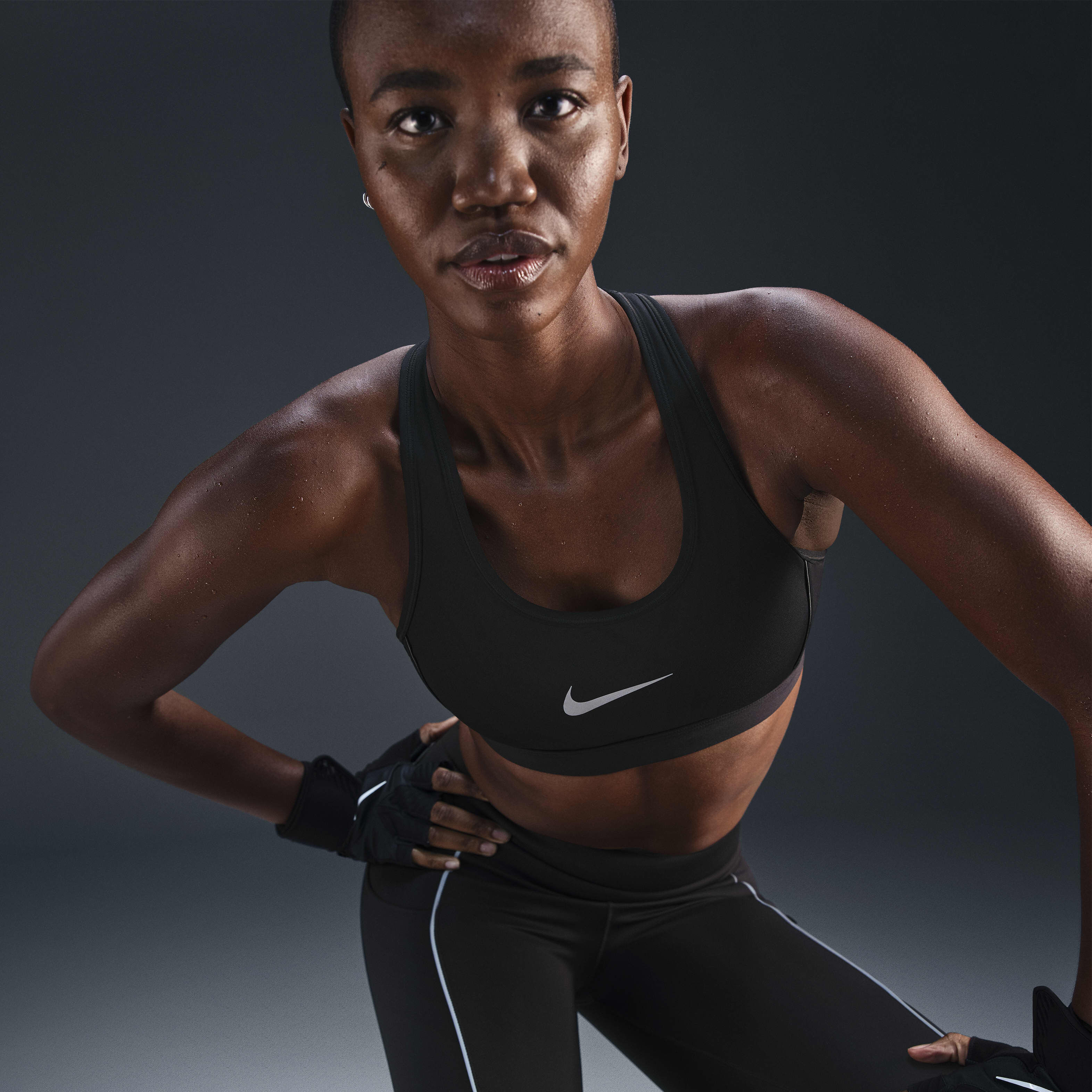 Buy Nike Swoosh Women s Medium Support Sports Bra Nike Saudi Official