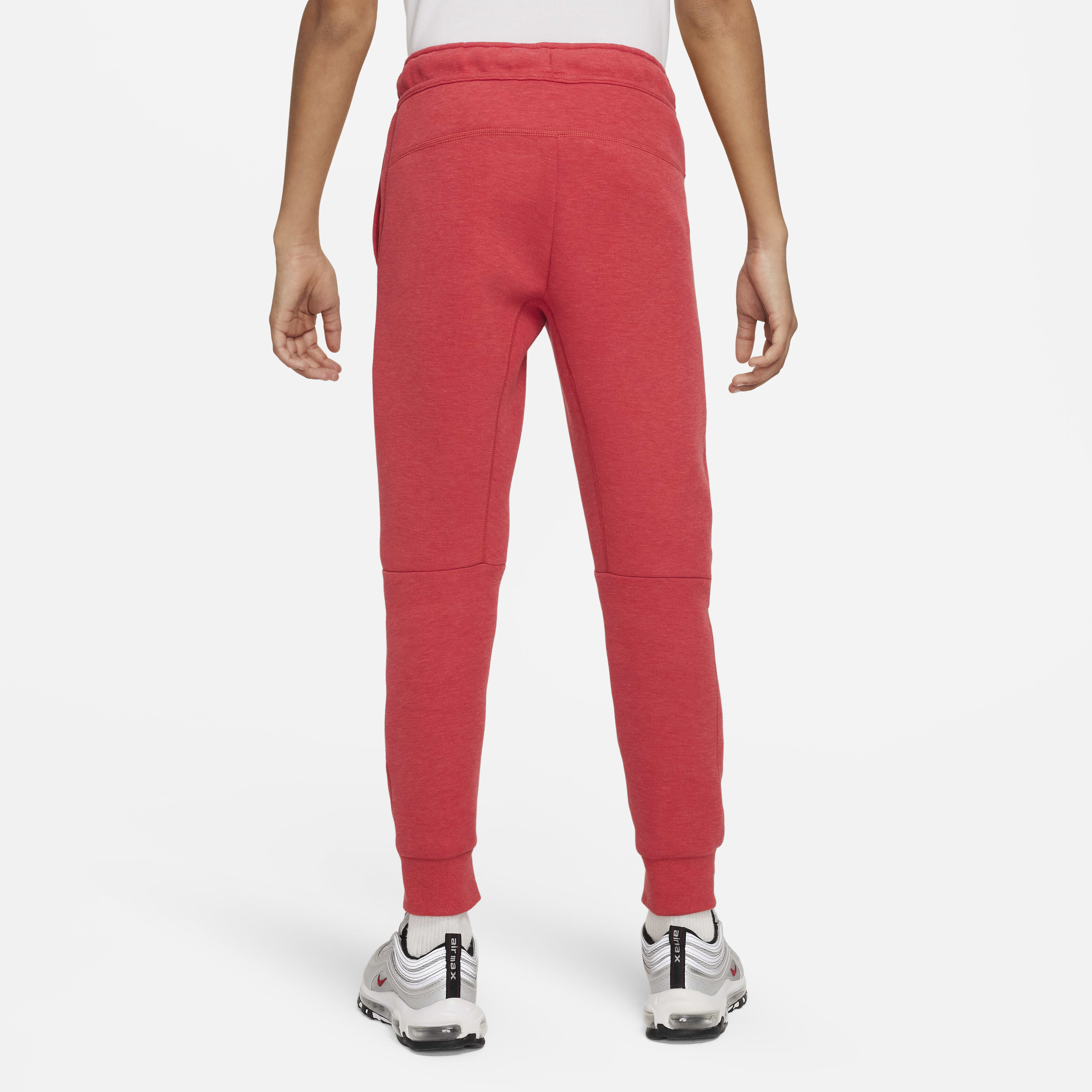 Nike tech fleece pants red sales
