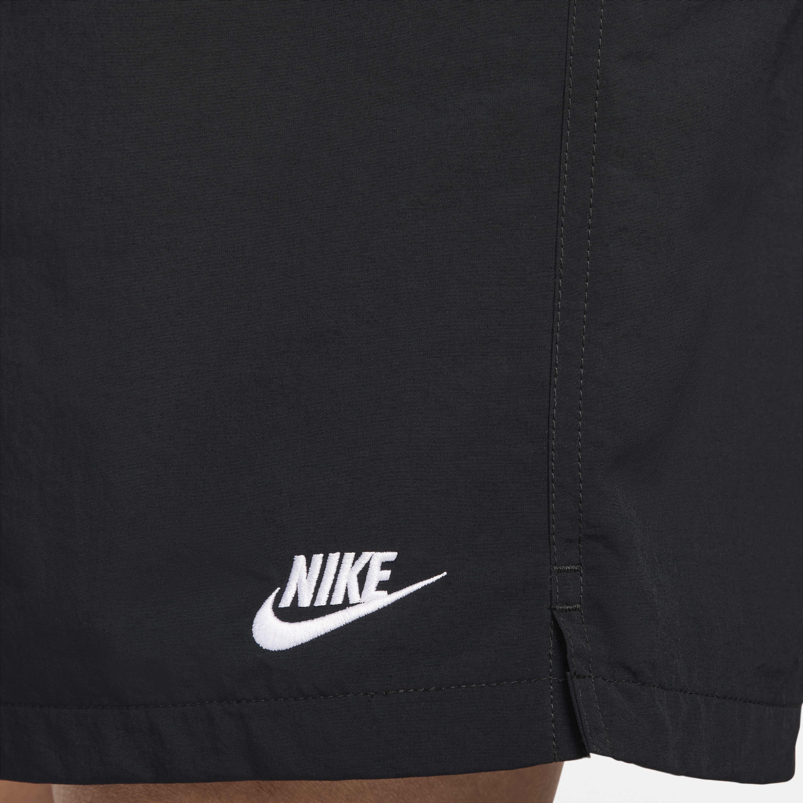 Buy Nike Club Fleece Men's Flow Shorts Black/White Nike Saudi