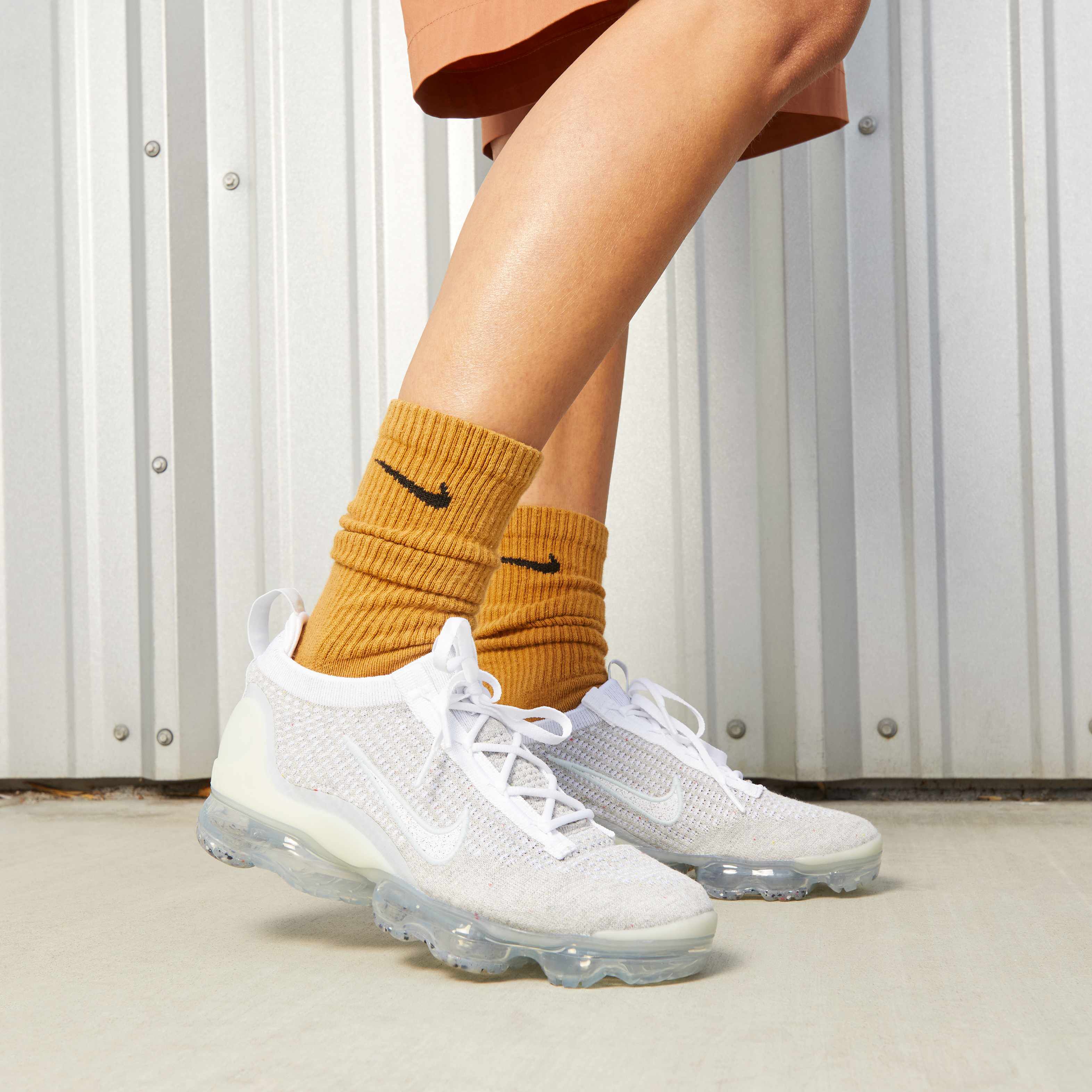 Buy Nike Air VaporMax 2021 FK Women's Shoes White/Pure Platinum