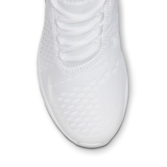 Nike air max 270 triple white junior best sale