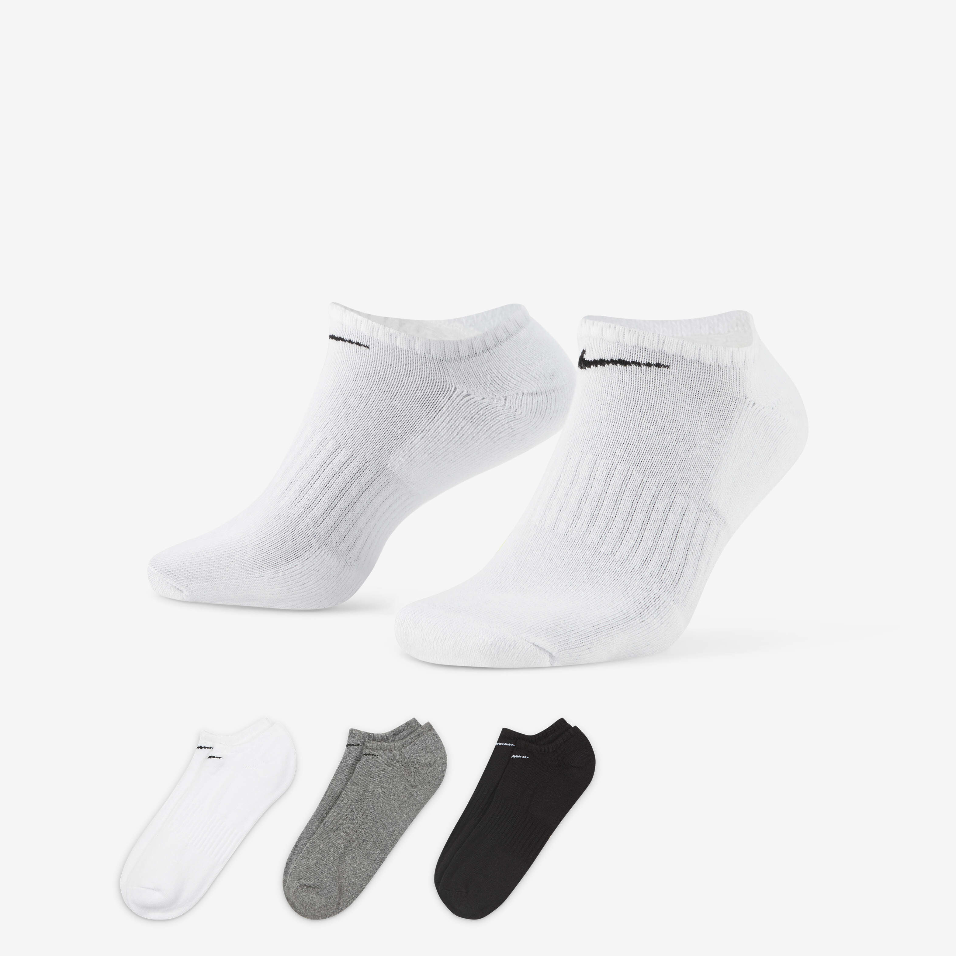 Buy Nike Everyday Cushioned Training No Show Socks 3 Pairs Nike Saudi Official