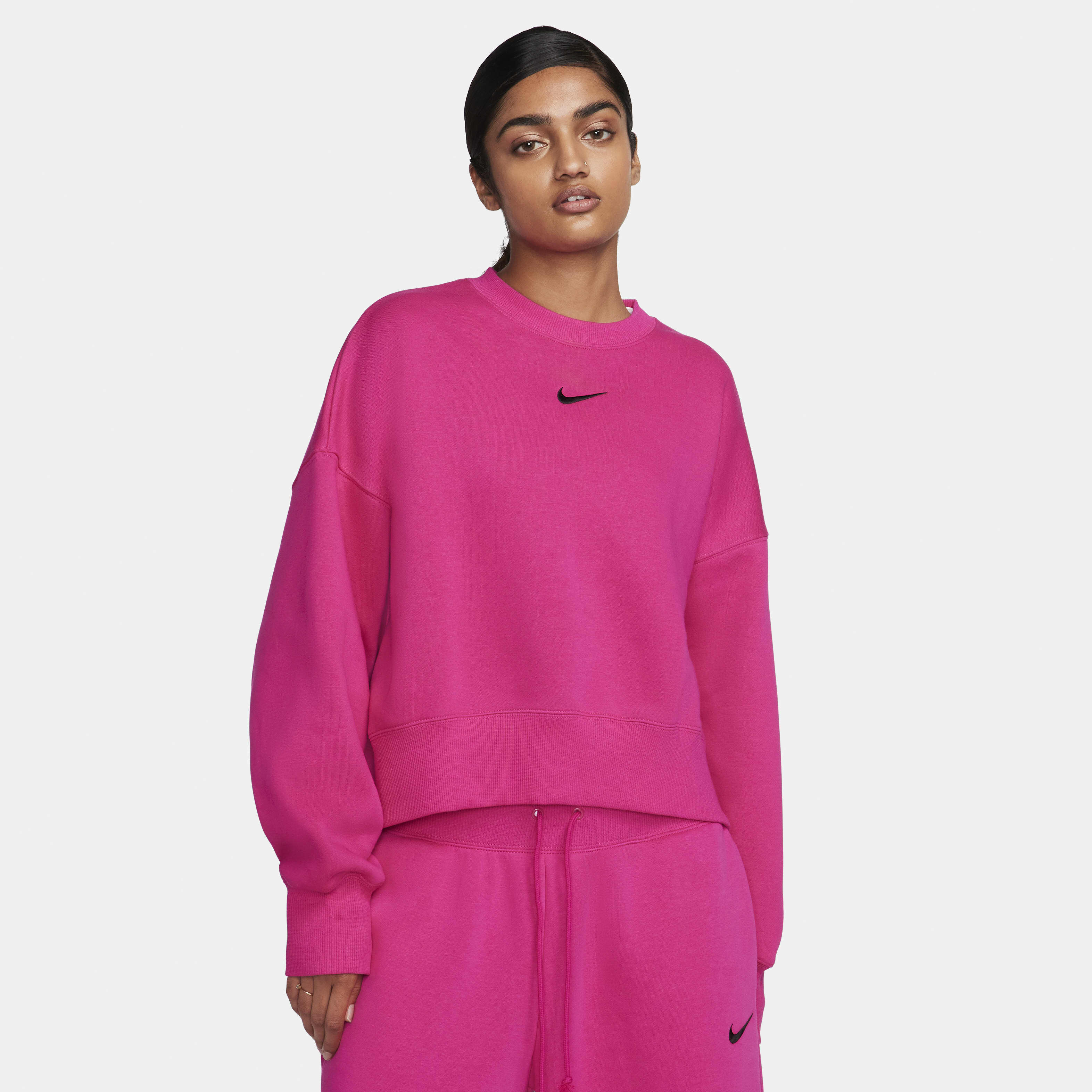 Buy Nike Sportswear Phoenix Fleece Women s Over Oversized Crew Neck Sweatshirt Nike Saudi Official