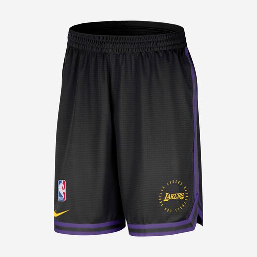 Basketball Shorts-Nike, Los Angeles Lakers DNA, Men's Nike NBA Dri-FIT 20.5cm (approx.) Unlined Pre-Game Shorts