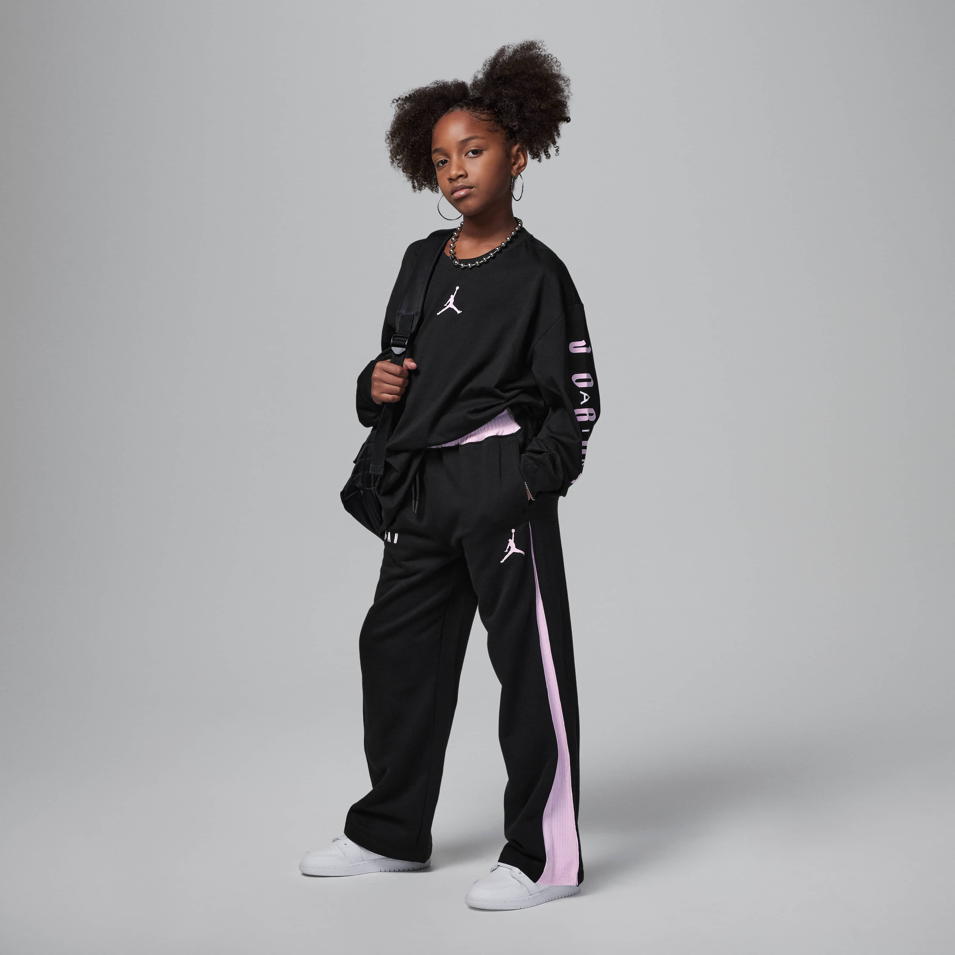 Jordan Soft Touch Mixed Fleece Trousers image number 5