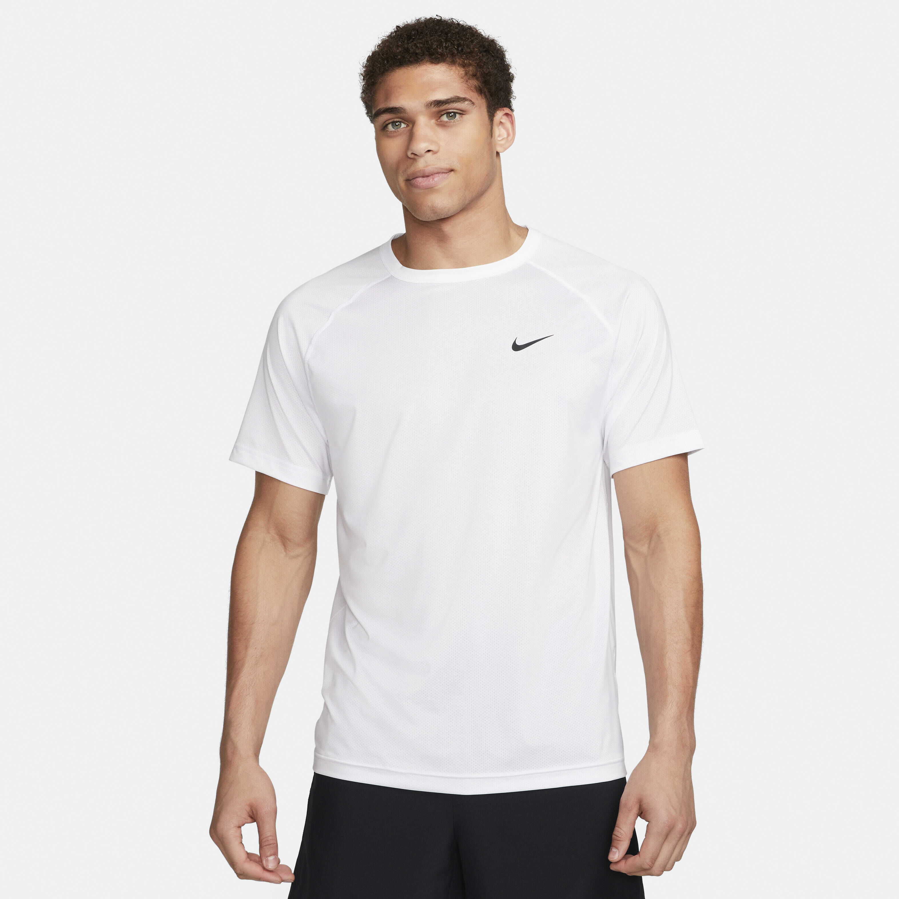 Buy Nike Ready Men s Dri FIT Short sleeve Fitness Top Nike Saudi Official