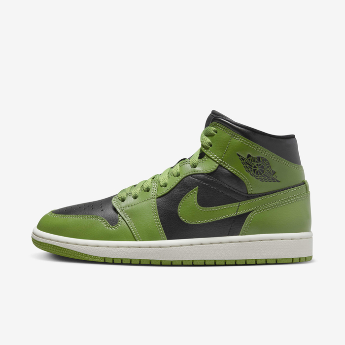 Buy Air Jordan Mid Women's Shoes Black/Sail/Altitude Green