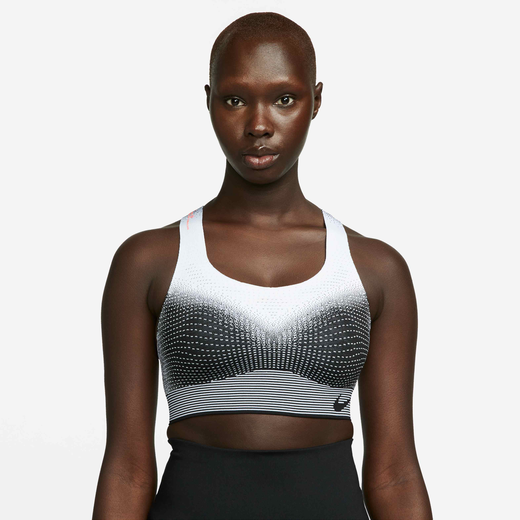 Berlin Marathon-Nike, Nike Swoosh Flyknit, Women's High-Support Non-Padded Sports Bra