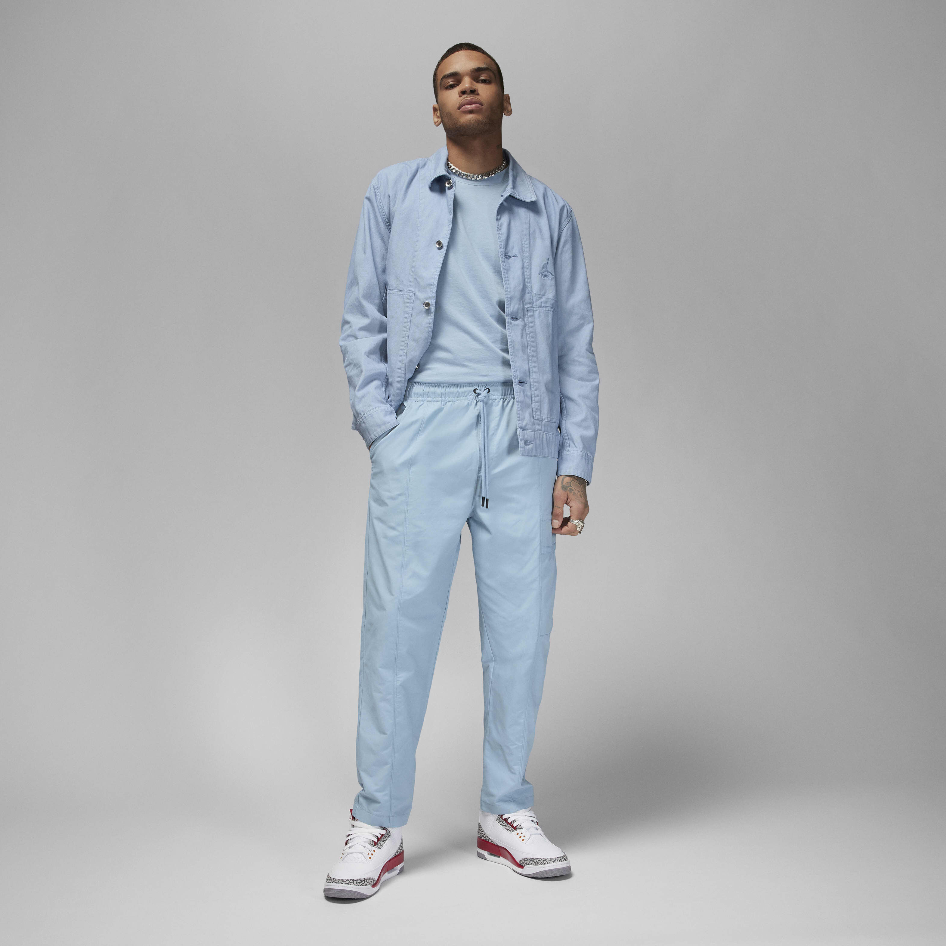 新品 XL NIKE JORDAN BRAND コットン シカゴ ジャケット 新品 XL NIKE JORDAN BRAND コットン シカゴ ジャケット