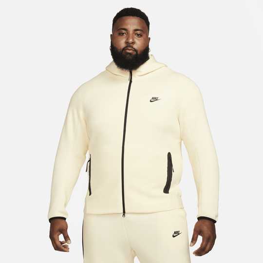 Nike sportswear tech clearance fleece beige