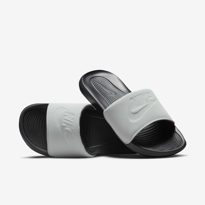 Buy Nike Victori One Men's Slides Black/Light Silver Nike Saudi