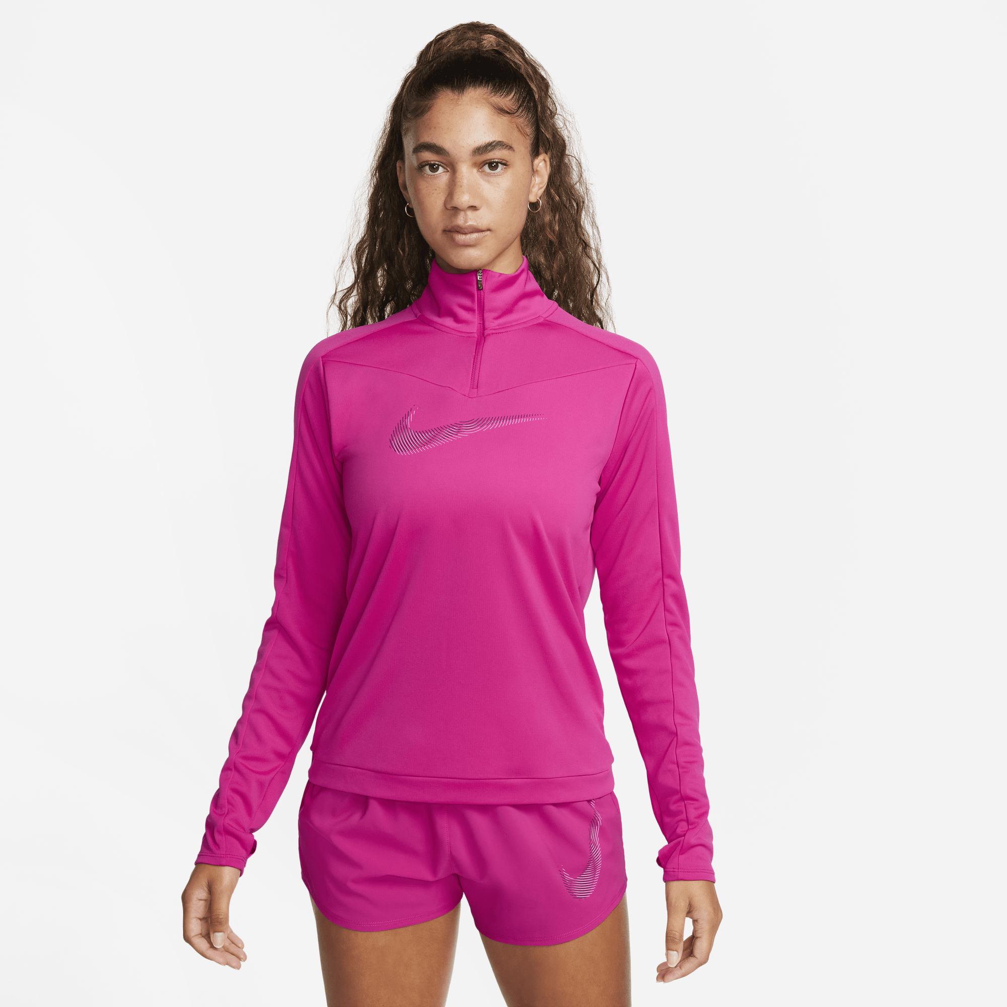 Pink nike hotsell top womens