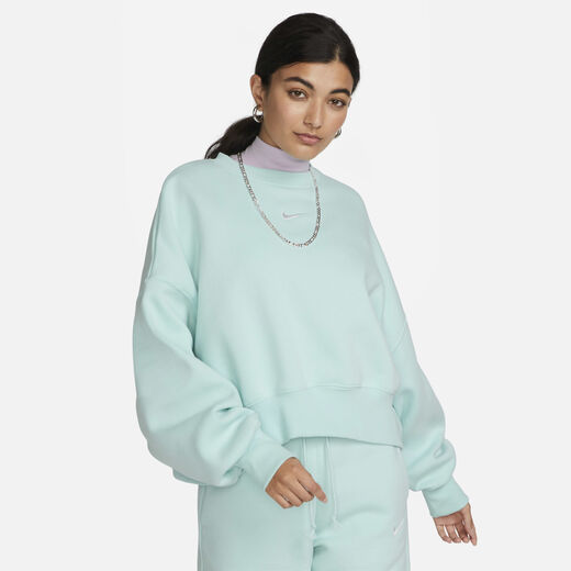 T-Shirts & Tops-Nike, Nike Sportswear Phoenix Fleece, Women's Over-Oversized Crew-Neck Sweatshirt