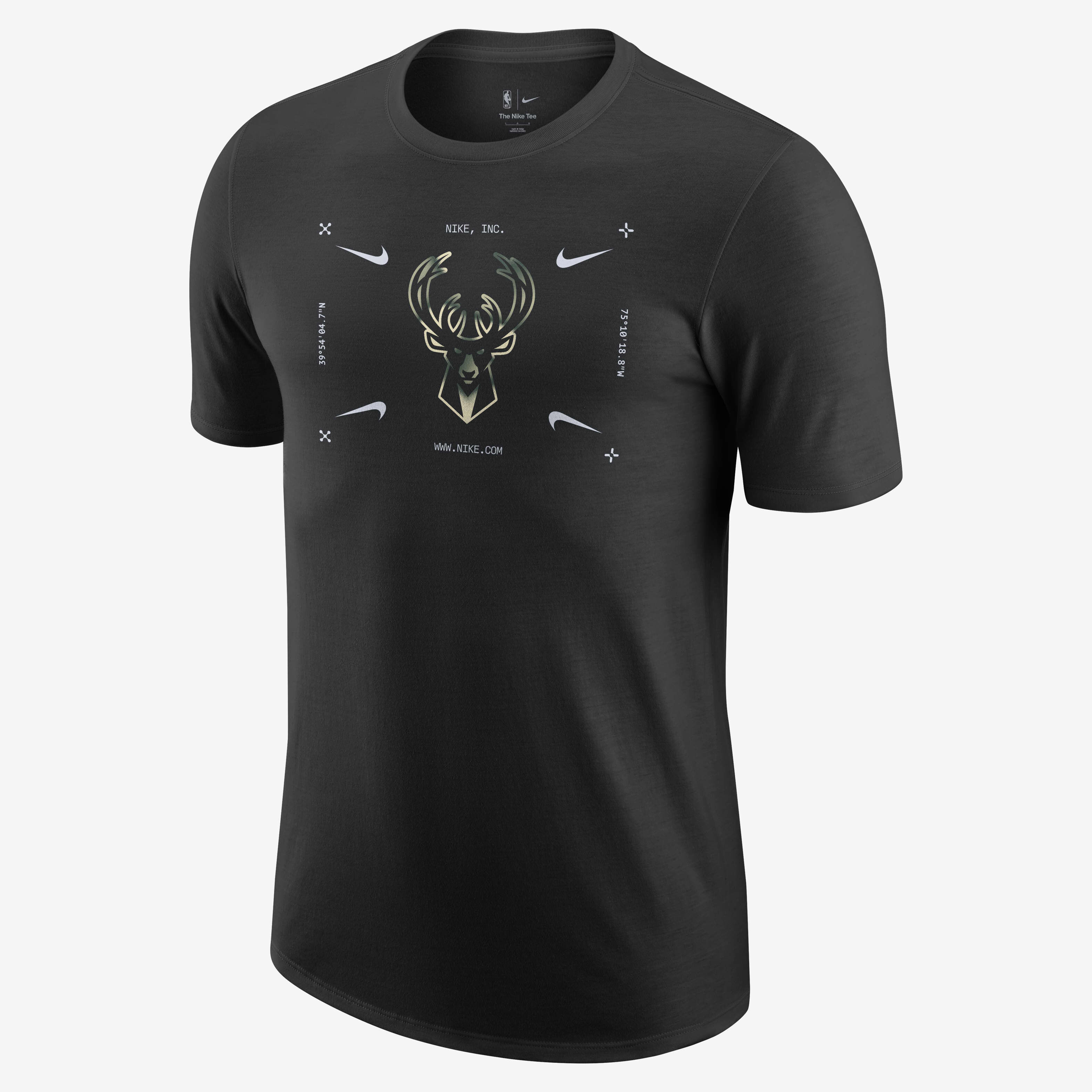 【Nike】Milwaukee Bucks/Men's Nike NBA T-Shirt/バックス milwaukee-bucks-essential-mens