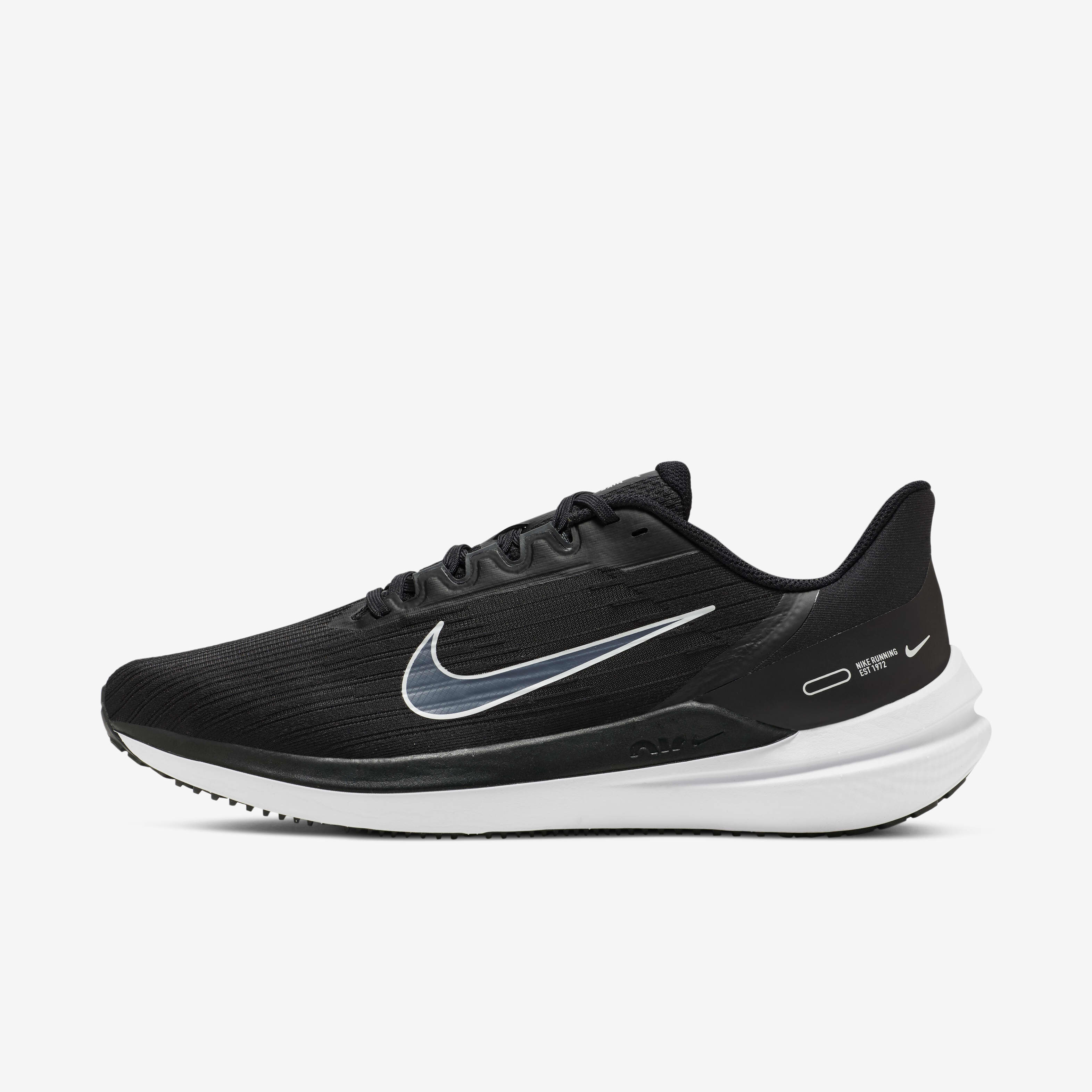 Buy Nike Winflo Men's Road Running Shoes Black/Dark Smoke Grey