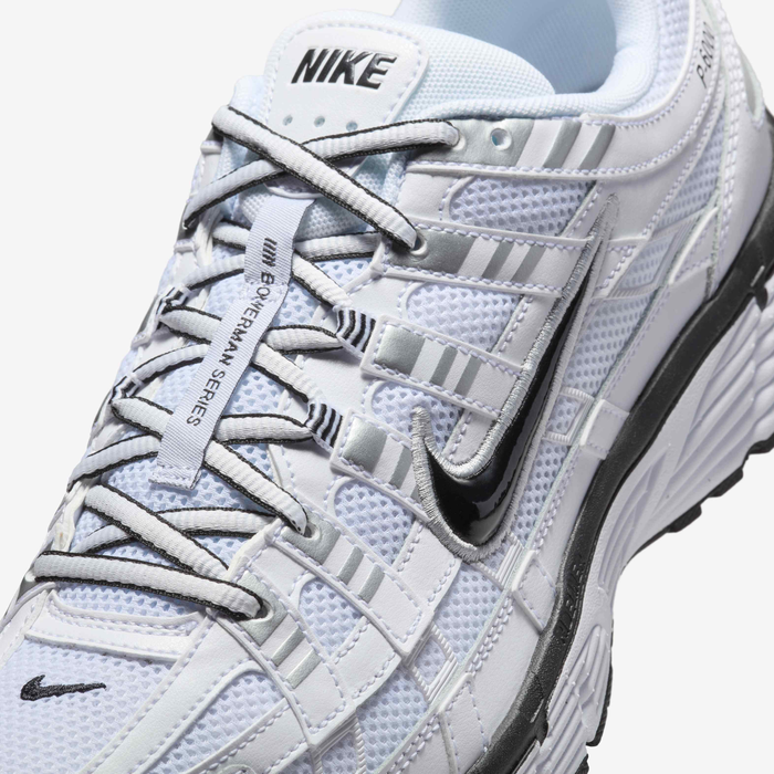 国内配送 NIKE P-6000 WHITE/LLIC SILVER-BLACK Buy Nike P-6000 Shoes - White/Metallic Silver/Black/Black