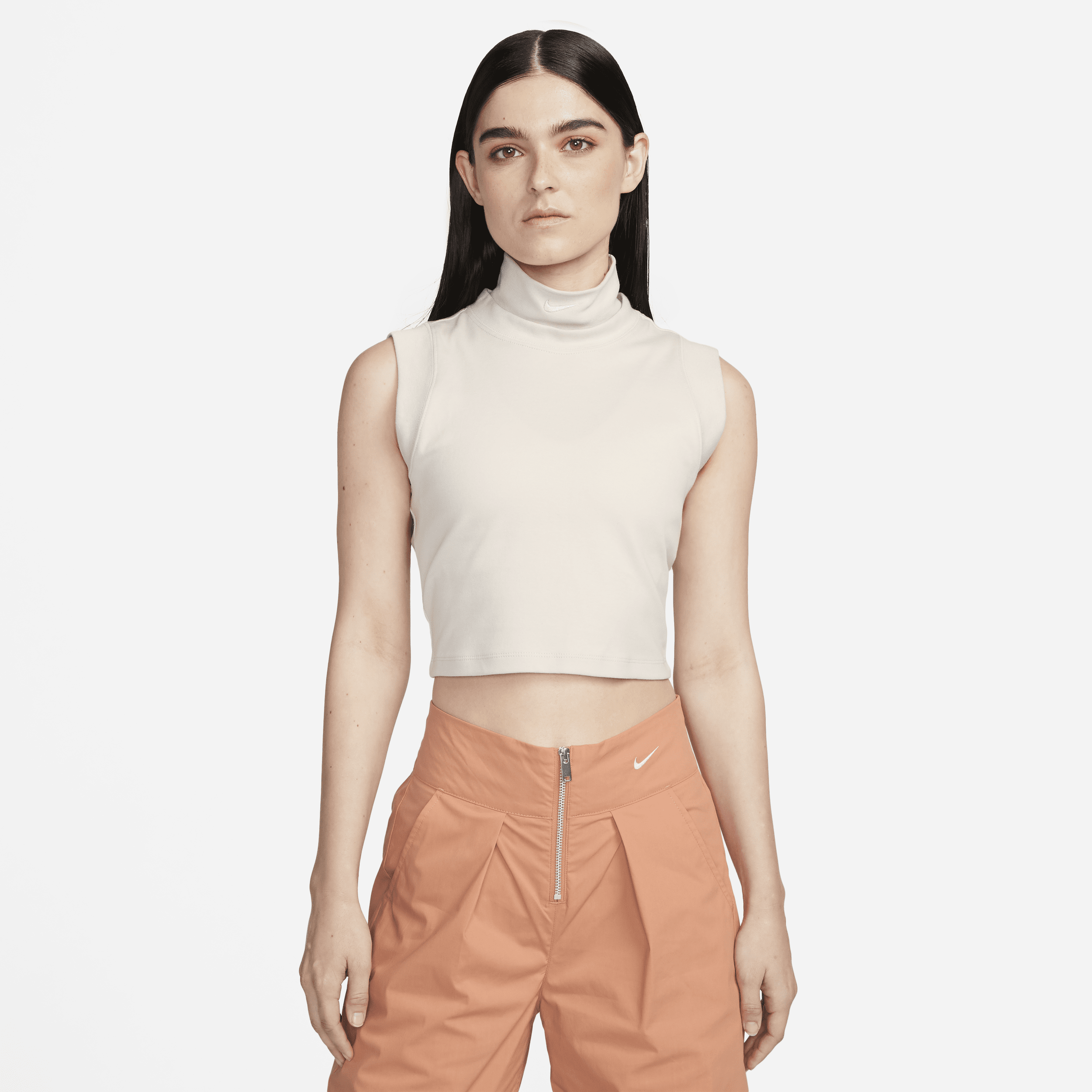 Nike turtleneck discount crop top