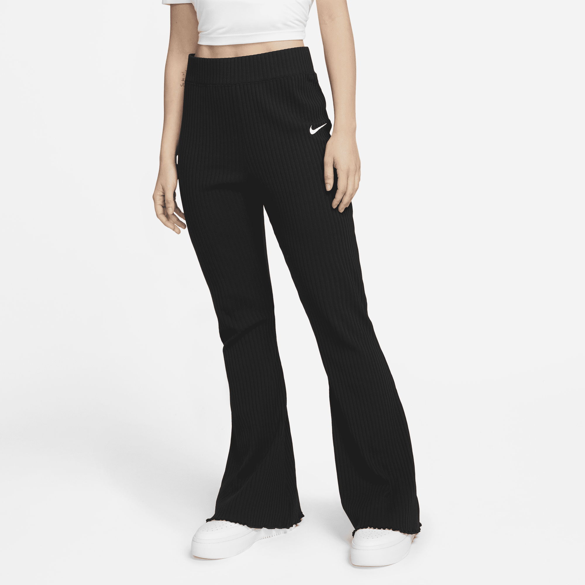 Nike bell bottom pants discount