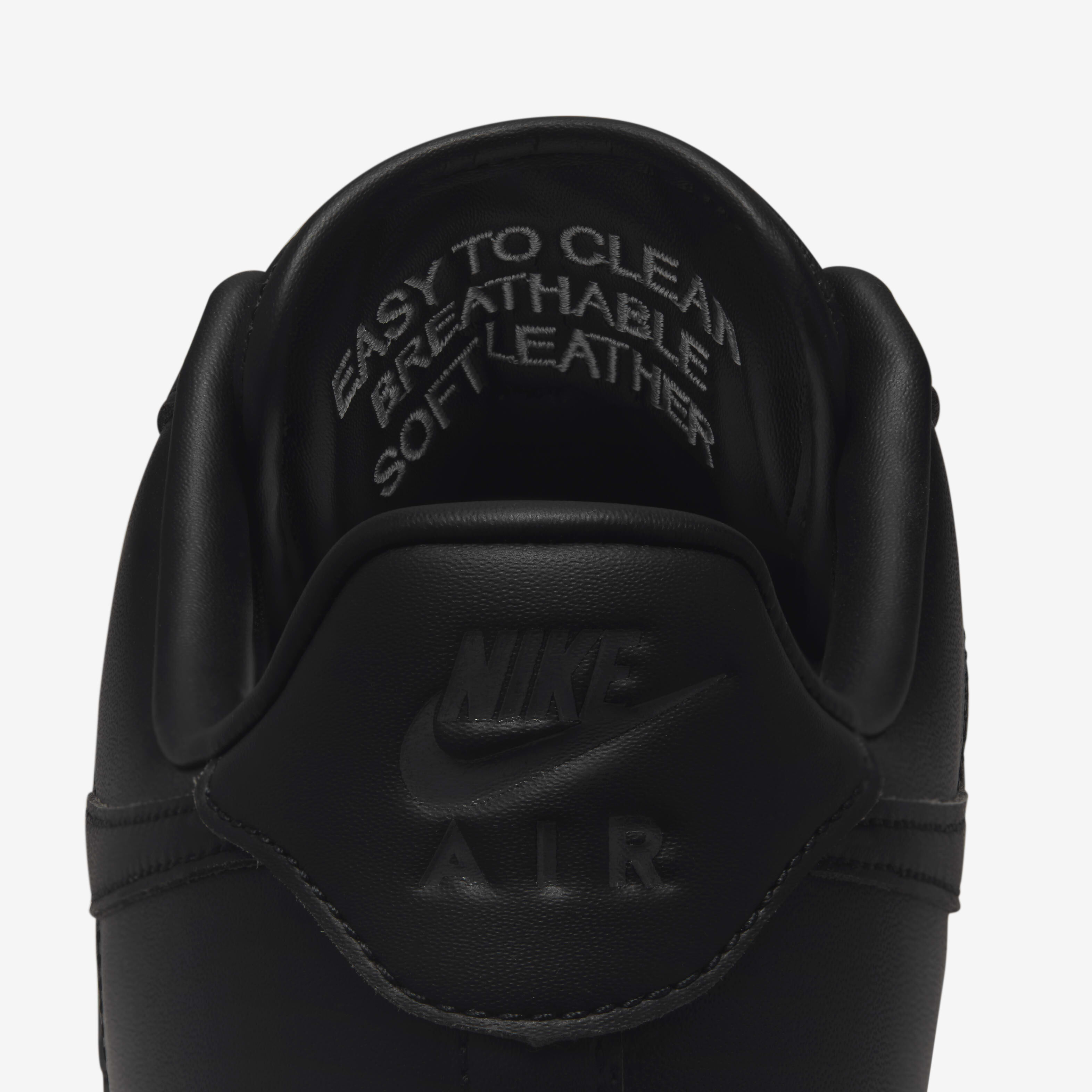 how to clean black air force ones