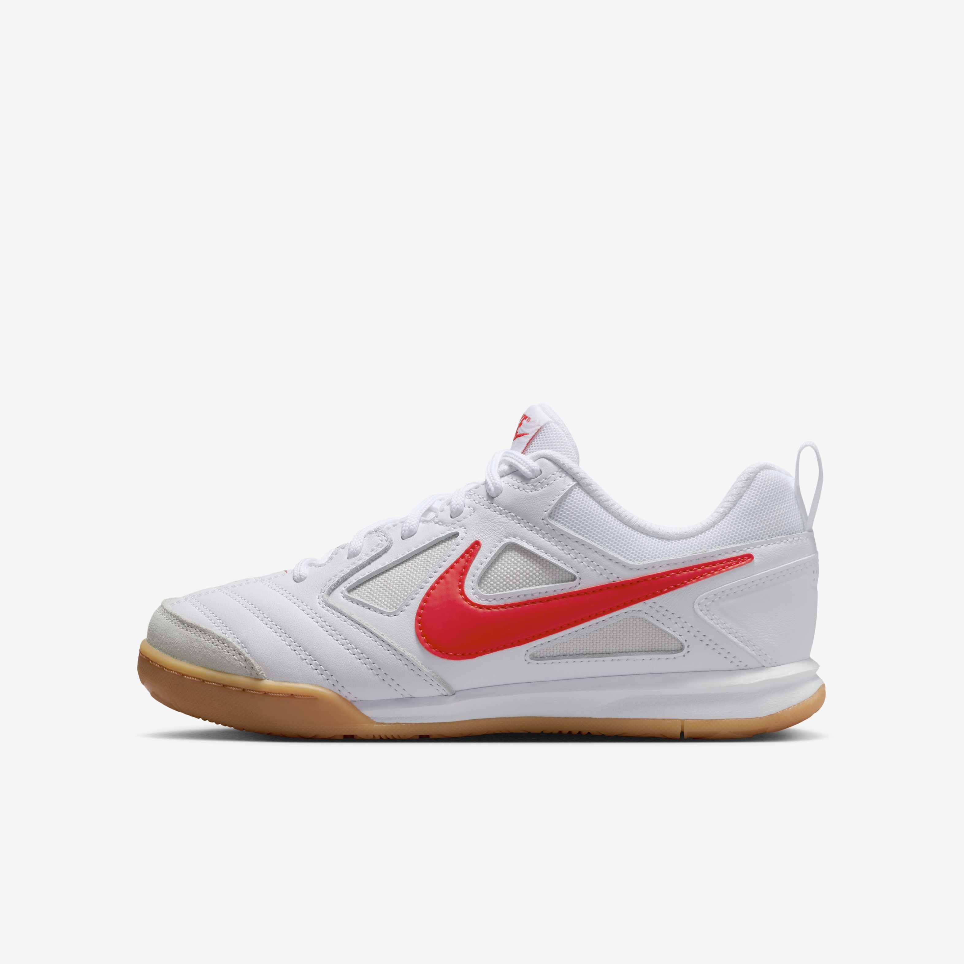 Buy Nike Gato Older Kids' Shoes - White/Gum Yellow