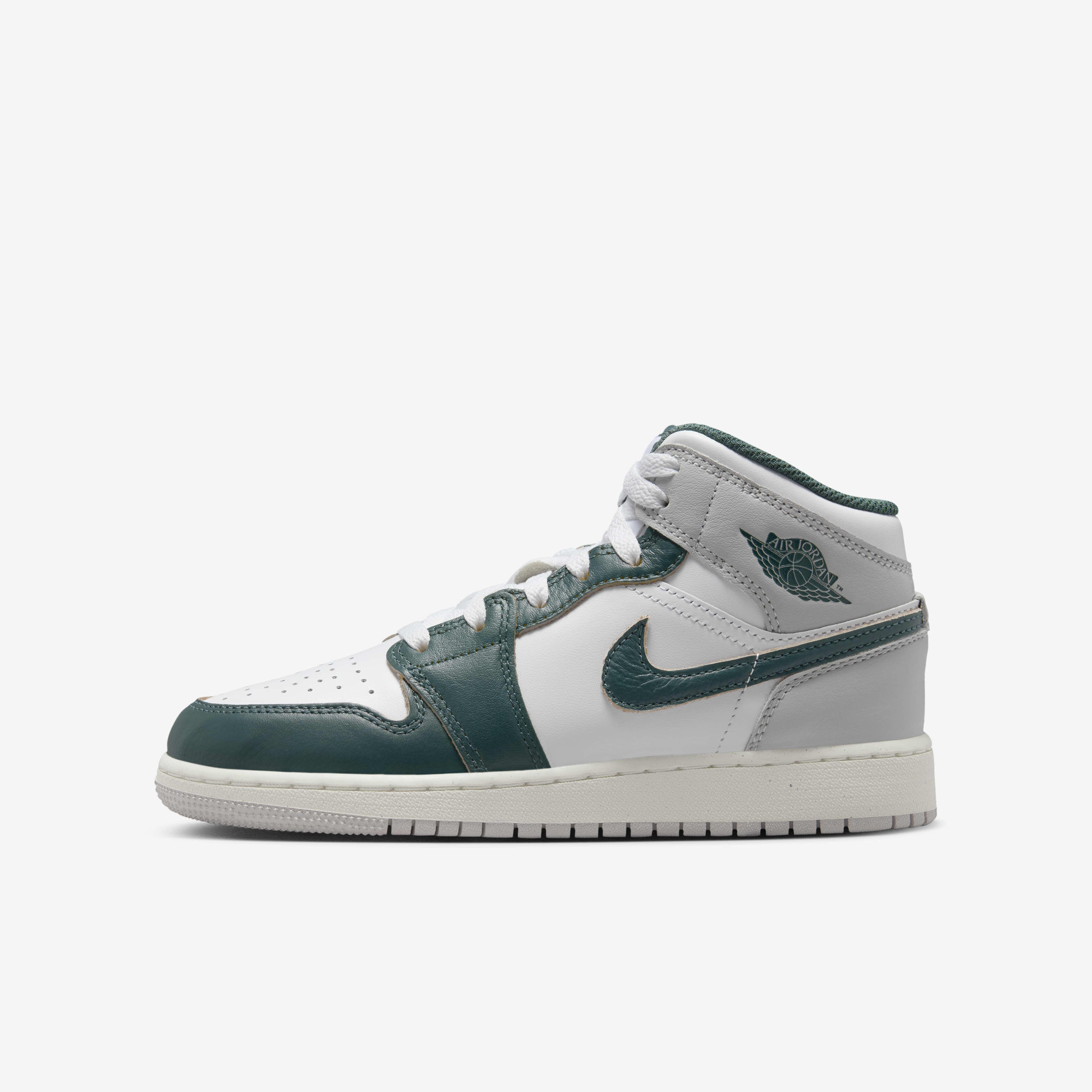 Buy Air Jordan 1 Mid SE Older Kids' Shoes - White/Sail