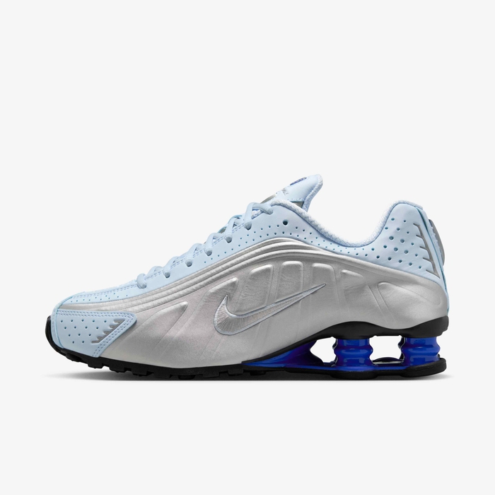 Buy Nike Shox R4 Women's Shoes Blue Tint/Racer Blue/Metallic
