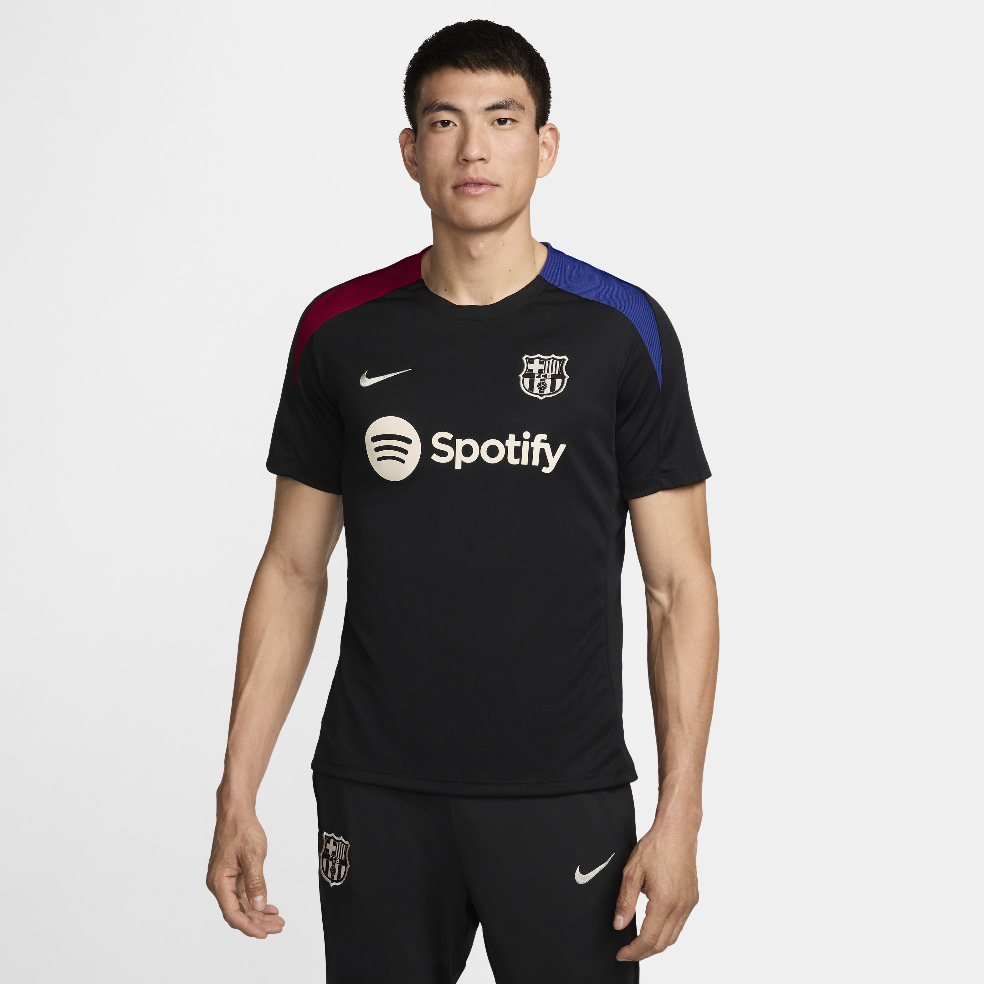 Nike FC Barcelona DRI-FIT シャツ L Nike FC Barcelona 23/24 Home Dri-Fit Stadium Shirt LS - Deep Royal