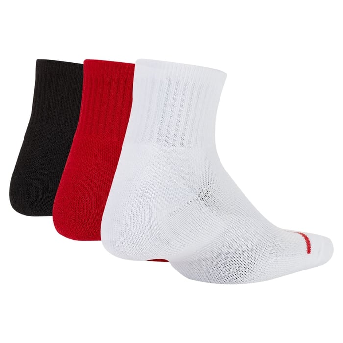 Jordan Jumpman Quarter-Length Socks (3 Pairs) image number 1 Jordan Jumpman Quarter-Length Socks (3 Pairs) image number 1