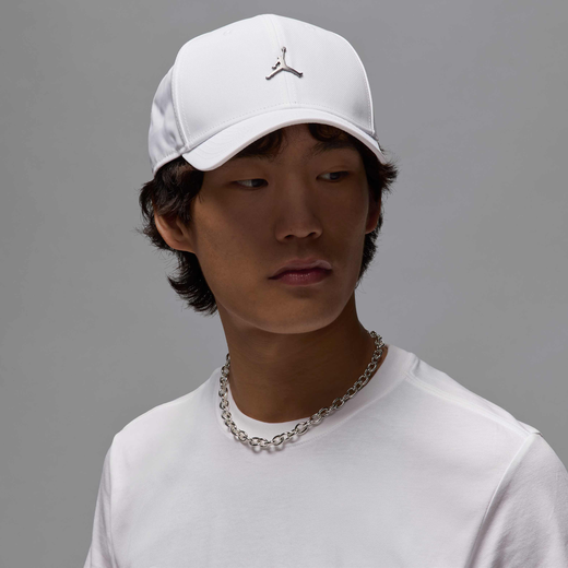 Hats, Visors & Headbands-JRDN, Jordan Rise, Structured Metal Jumpman Hat