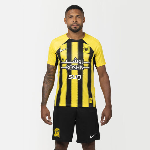 Men's Jerseys & Kits-Nike, Al-Ittihad F.C. 2024/25 Stadium Home Jersey, Men's Nike Dri-FIT Football Shirt