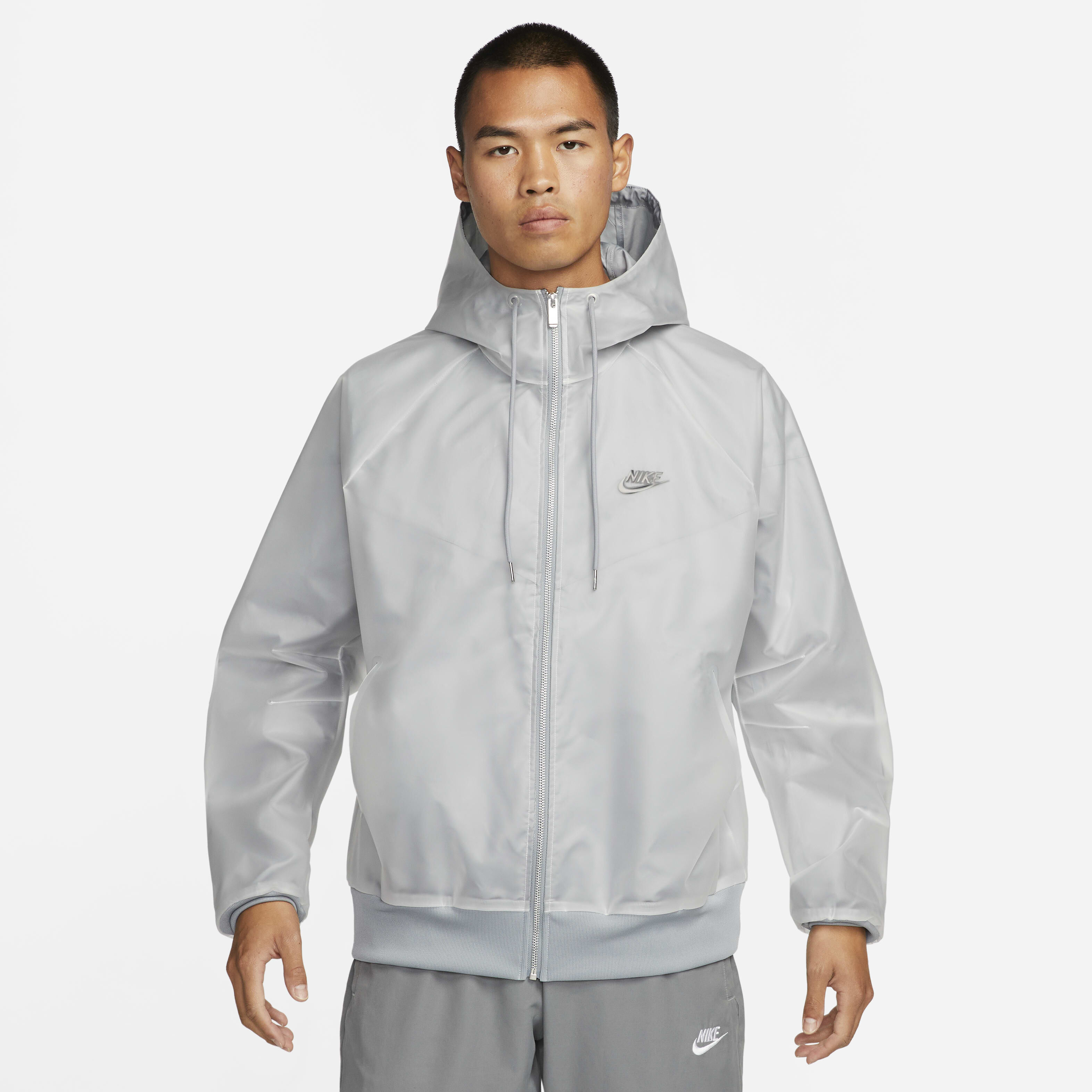 nike jackets gray