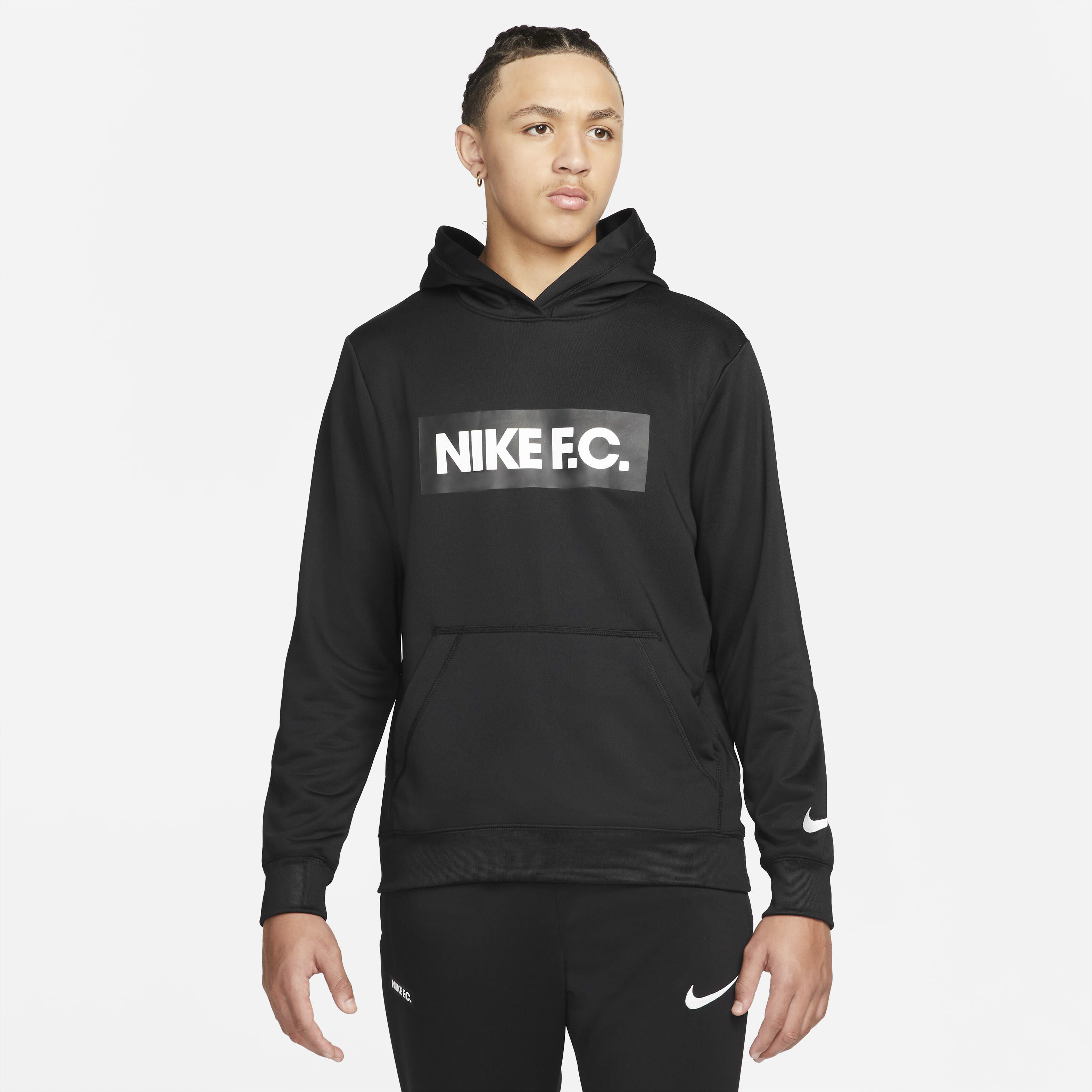 Nike fc white hoodie top
