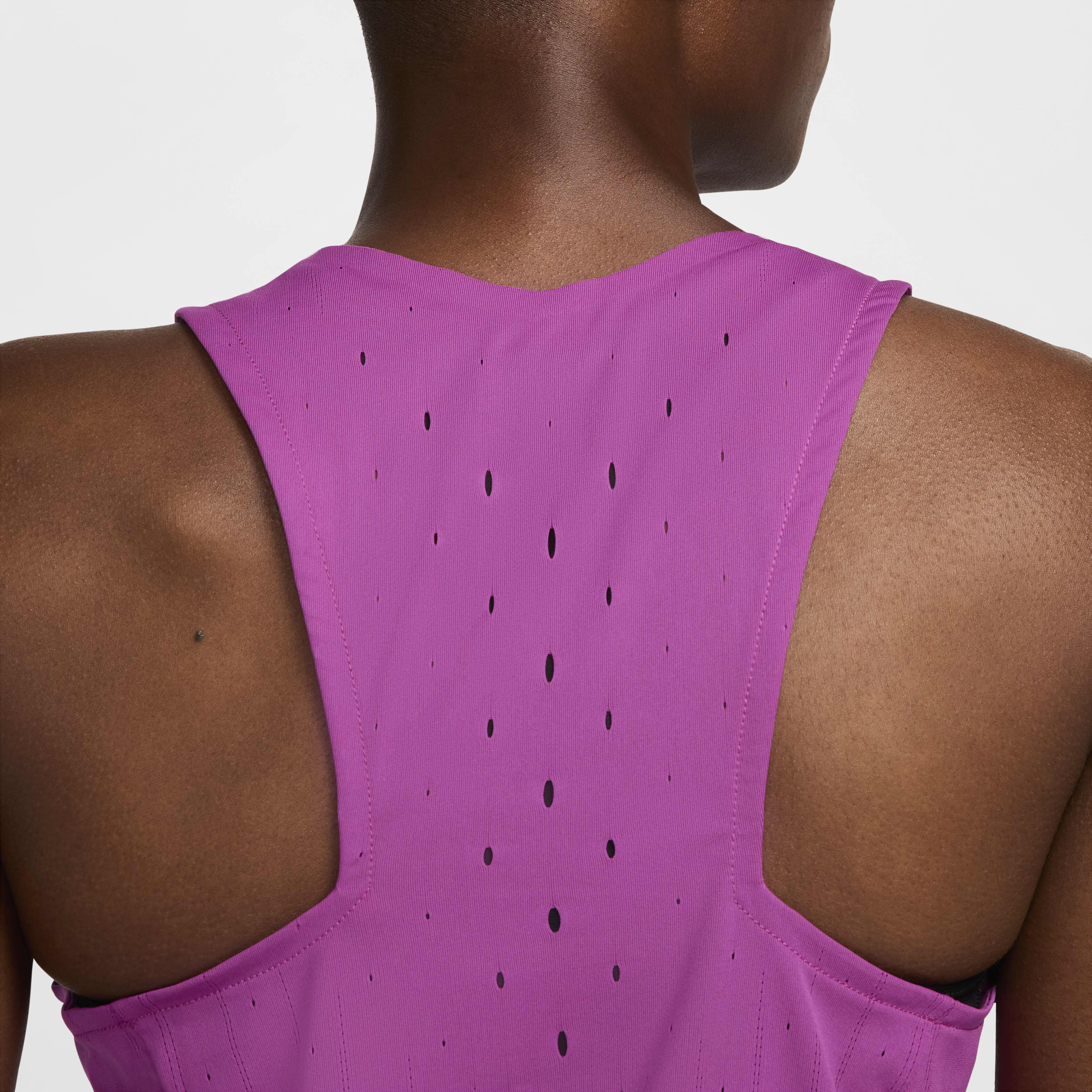 Buy Nike AeroSwift Women s Dri FIT ADV Running Vest Hot Fuchsia Black Nike Saudi Official