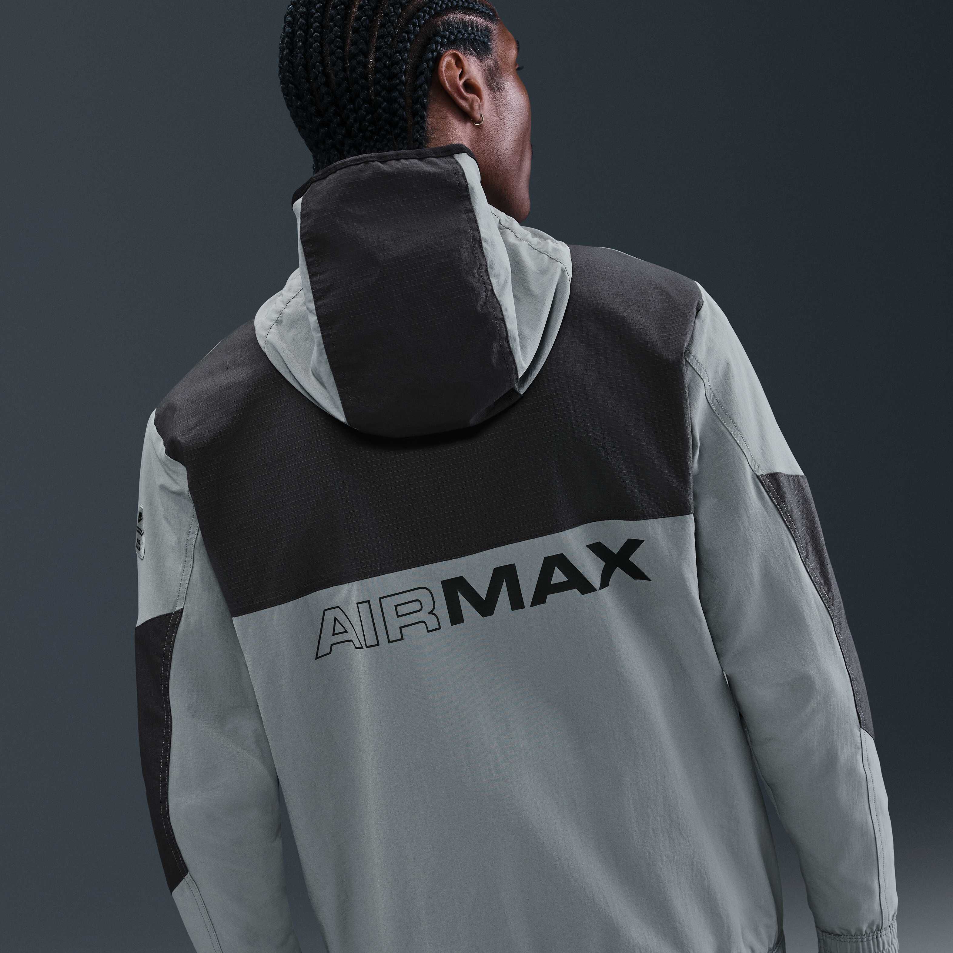 Buy Nike Air Max Men's Woven Jacket - Cool Grey/Anthracite/Black