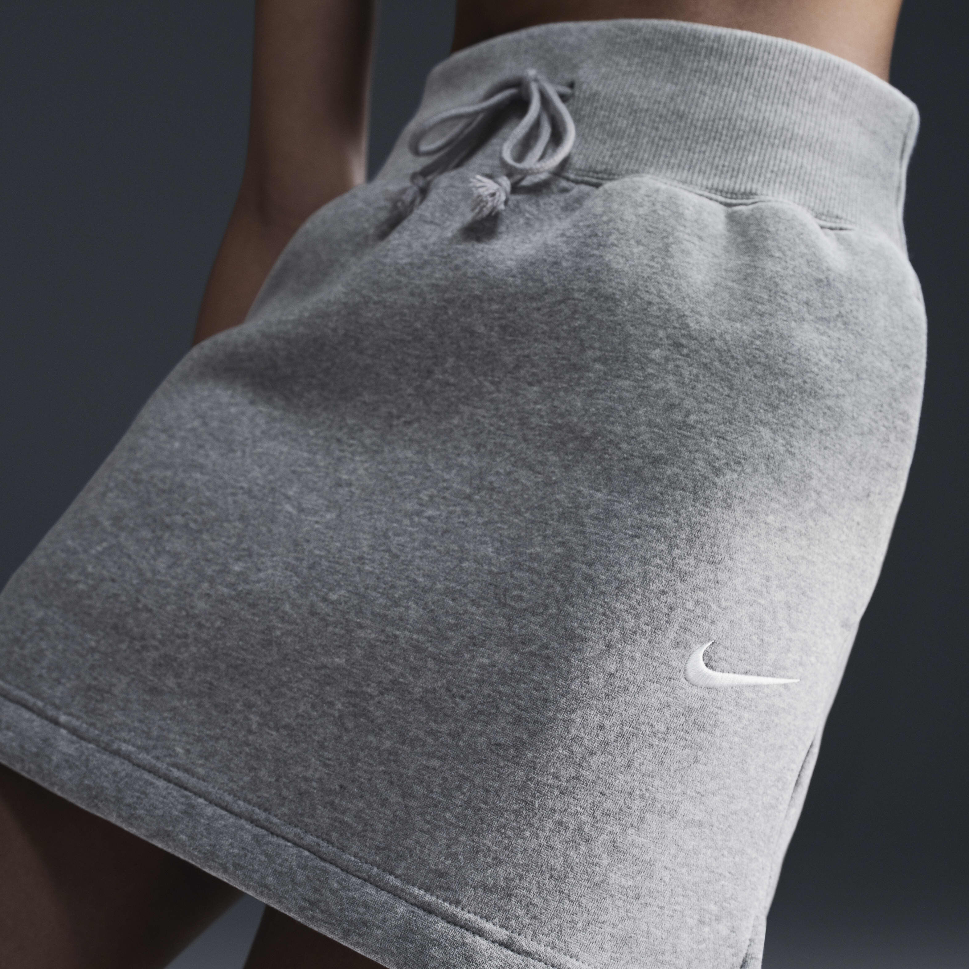 スカート NIKE Woman Skirt Grey FV6318 063 Buy Nike Sportswear Phoenix Fleece Women's Slim Mini Skirt