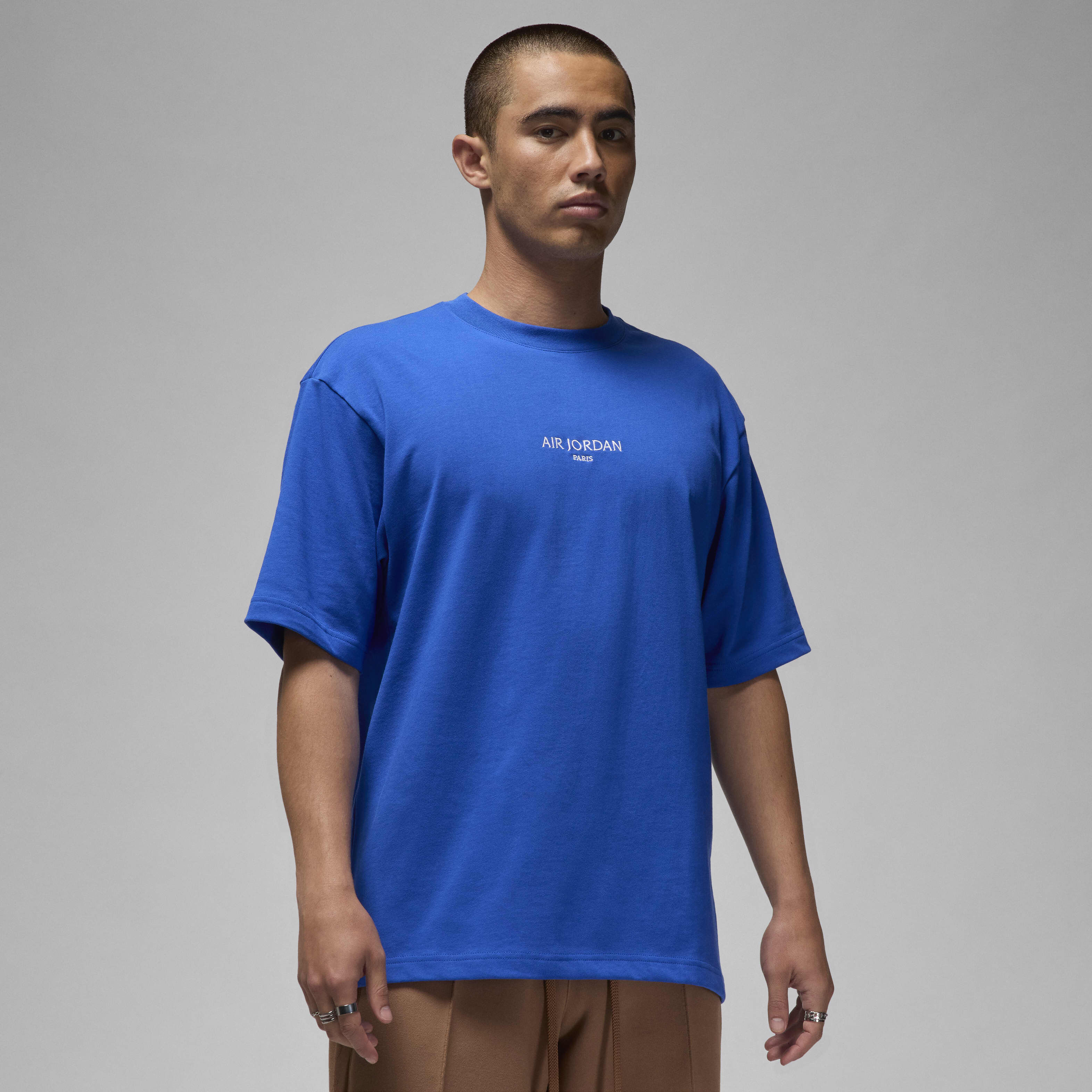 Buy Air Jordan Wordmark 85 Men's T-Shirt - Game Royal/White