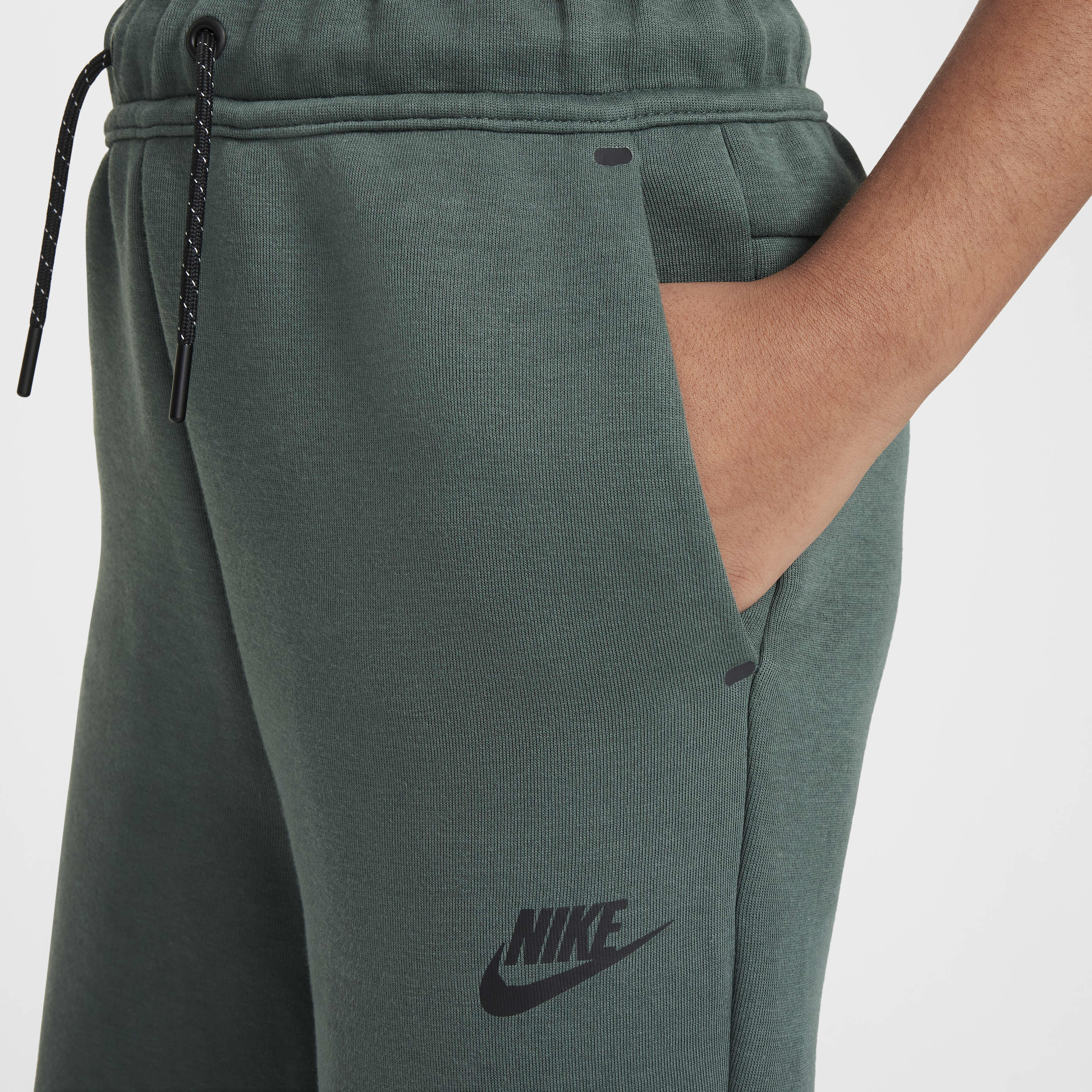 Buy Nike Sportswear Tech Fleece Older Kids Girls Joggers Vintage Green Black Black Black Nike Saudi Official