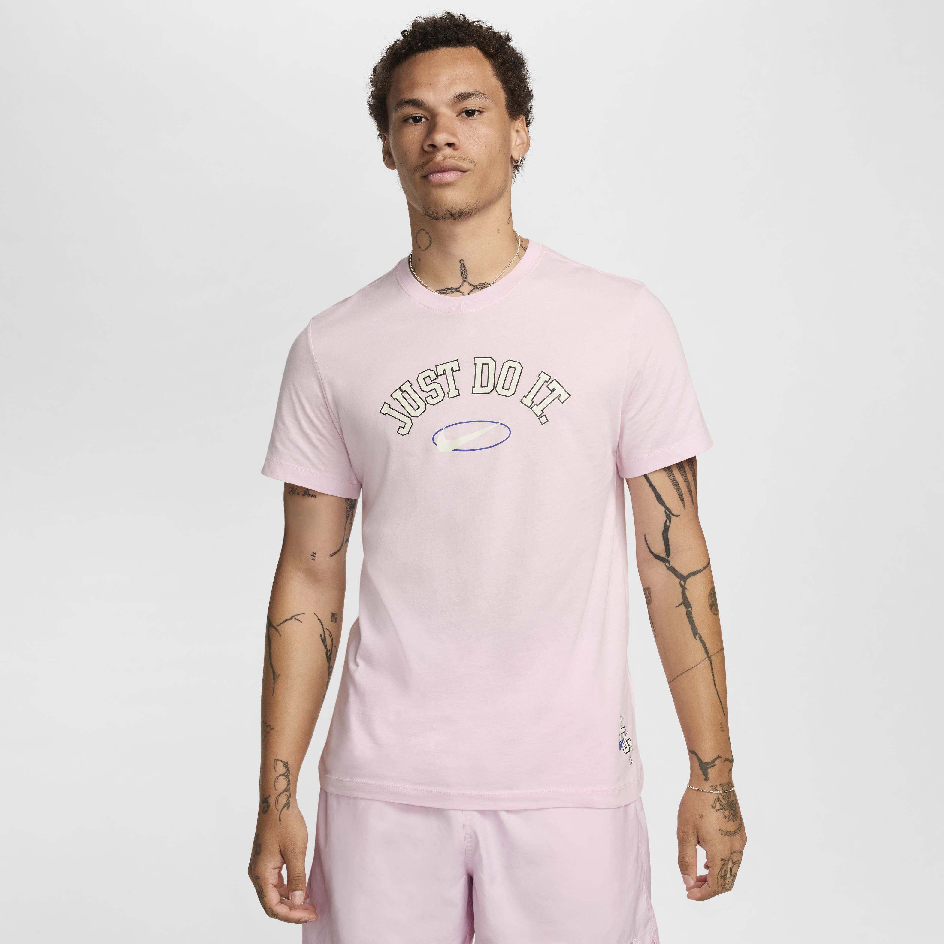 Buy Nike Sportswear Men's T-Shirt - Pink Foam | Nike Saudi