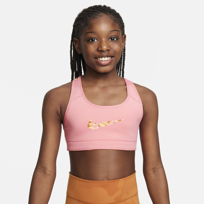 Shop Swoosh Older Kids' (Girls') Reversible Sports Bra