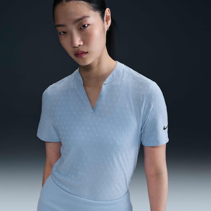 Buy Nike Tour Women's Dri-FIT Short-Sleeve Blade Jacquard Golf