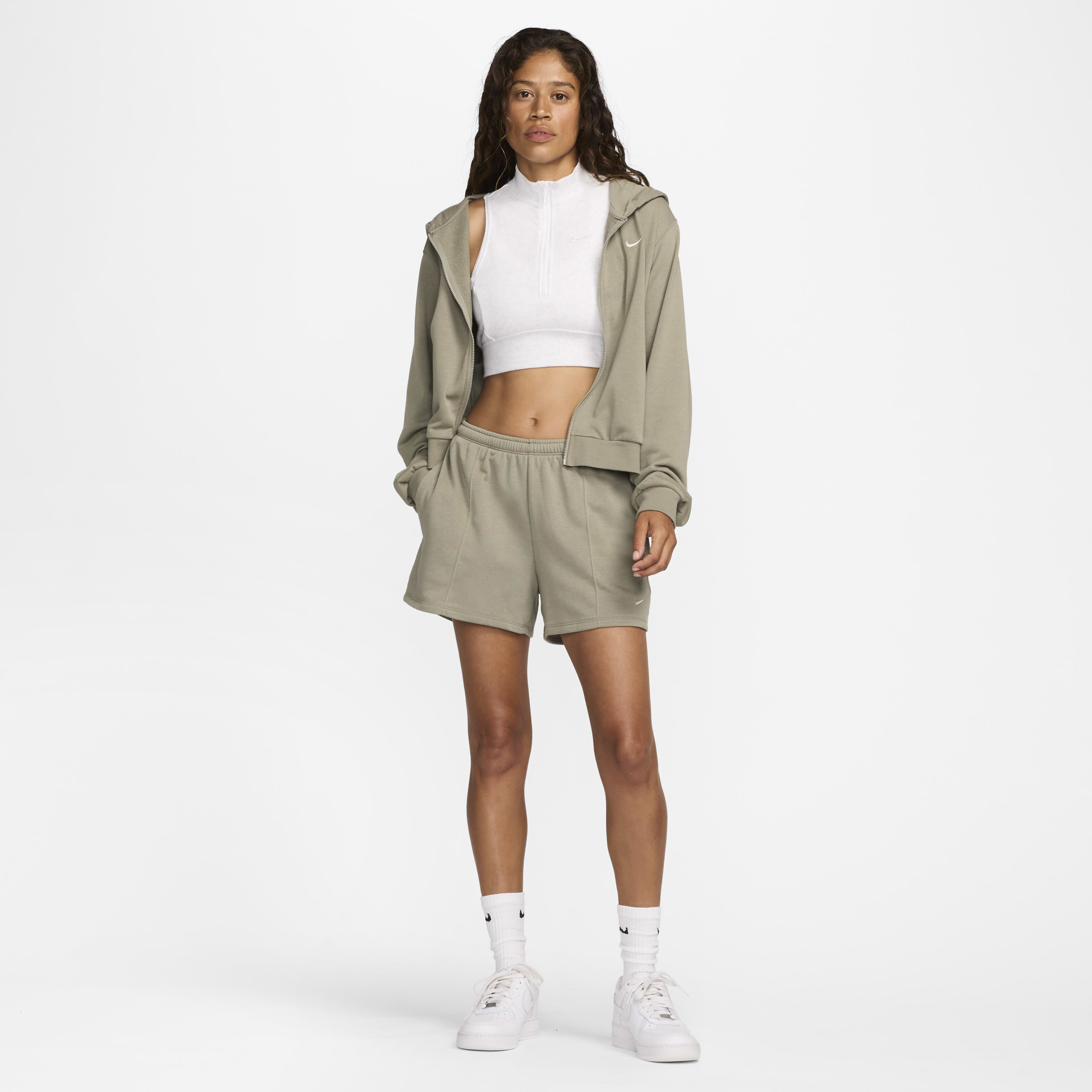 ファッション姫 通販 Buy 10cm Mid-Rise Women's Terry Chill Sportswear Nike 靴