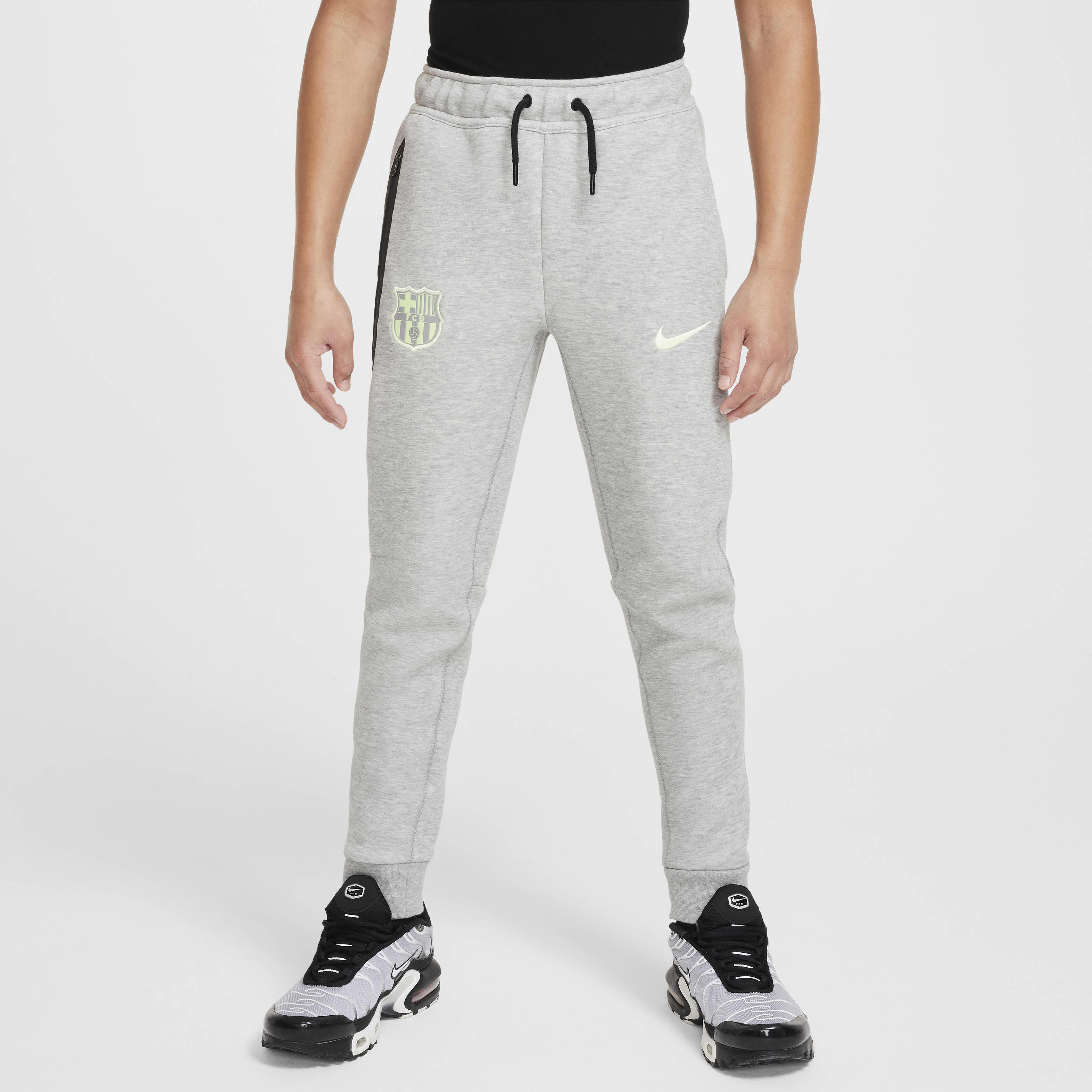Buy F.C. Barcelona Tech Fleece Older Kids Boys Nike Football Pants Nike Saudi Official