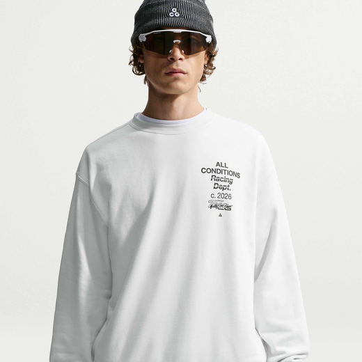 Men's Sweatshirts-Nike, ACG 'Tuff Fleece' , Men's Dri-FIT Crew-Neck Sweatshirt