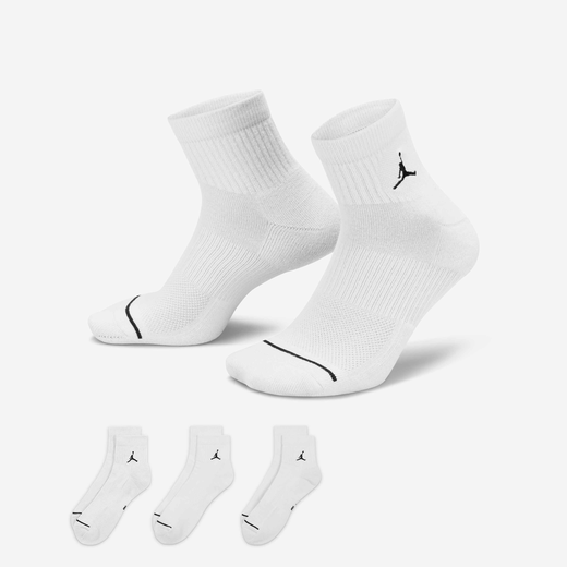 Accessories & Equipment-JRDN, Jordan, Everyday Ankle Socks (3 Pairs)