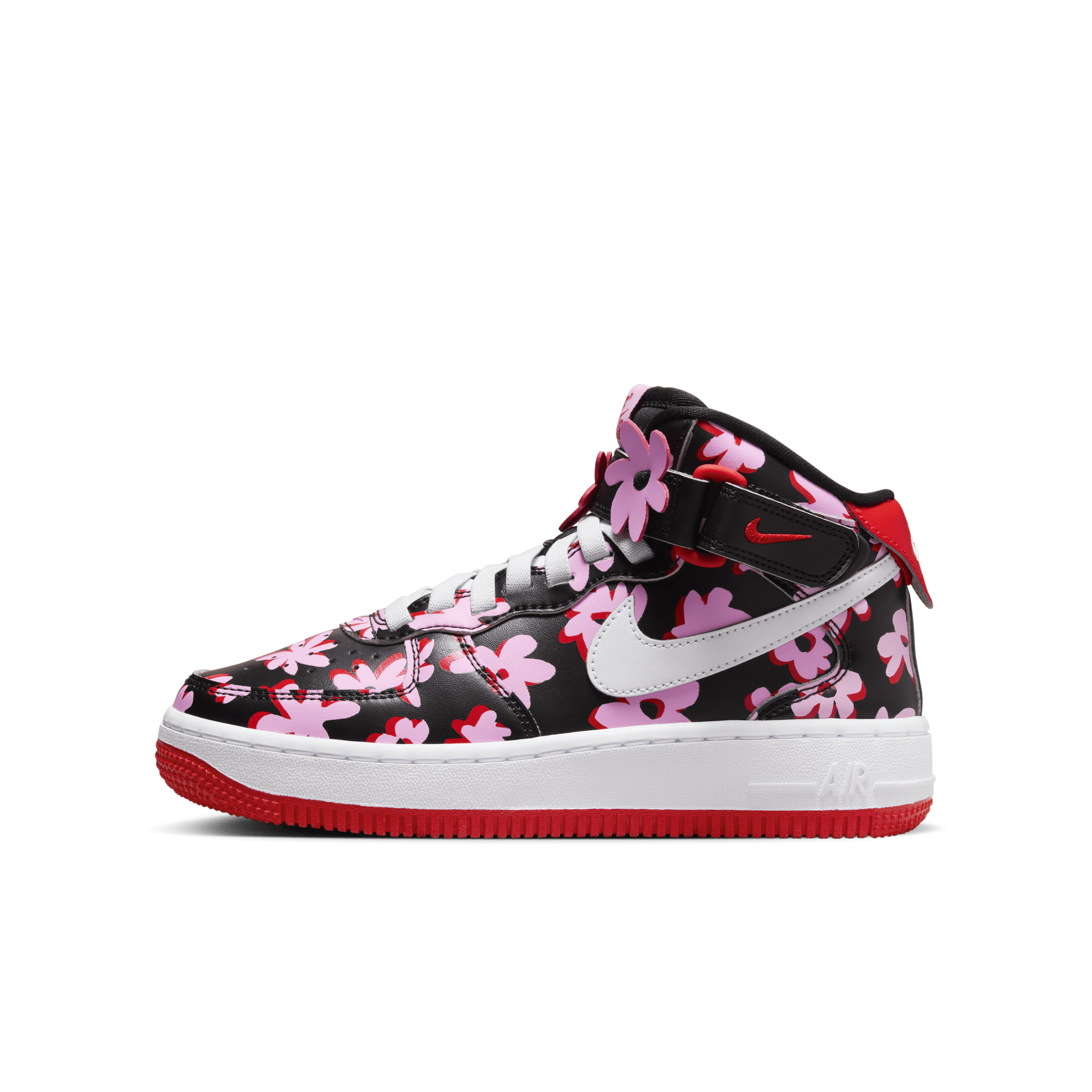 Pink clearance floral nikes