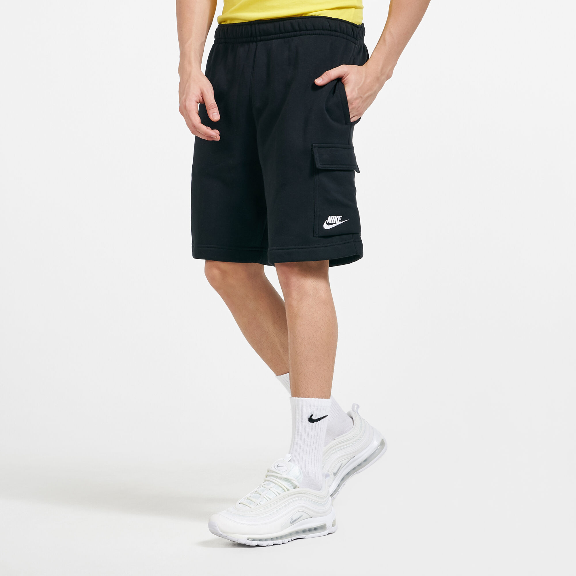 Nike cargo shorts elastic waist top