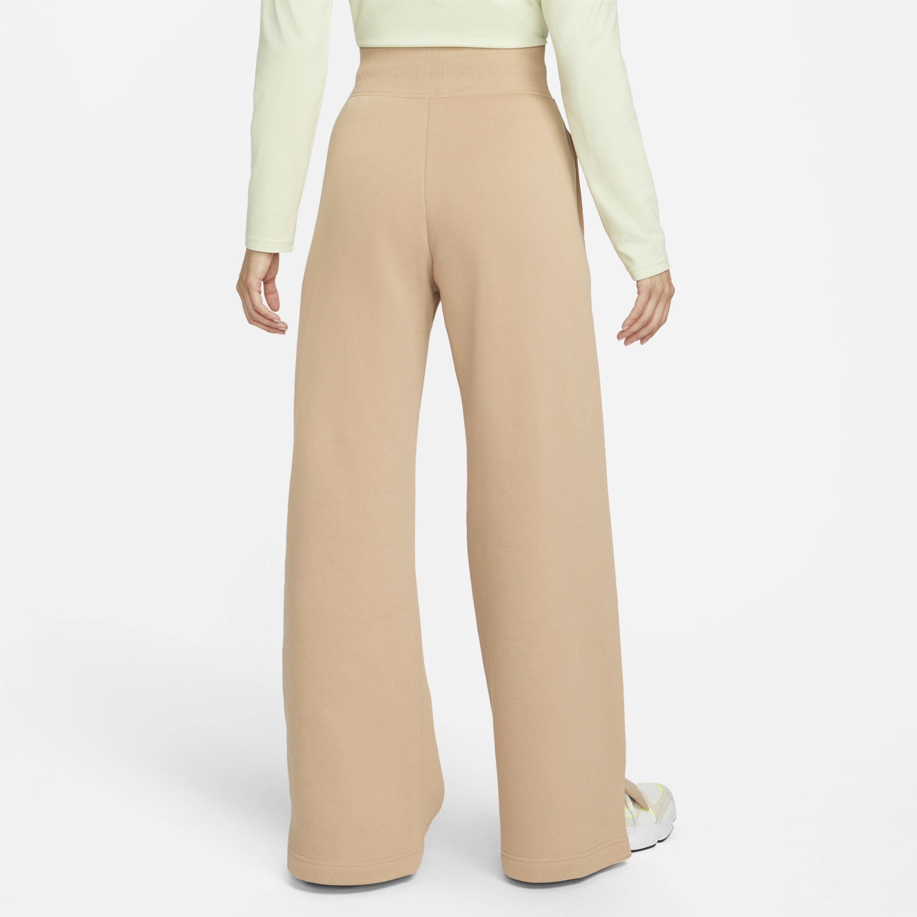 Buy Nike Sportswear Phoenix Fleece Women s High Waisted Wide Leg Tracksuit Bottoms Nike Saudi Official