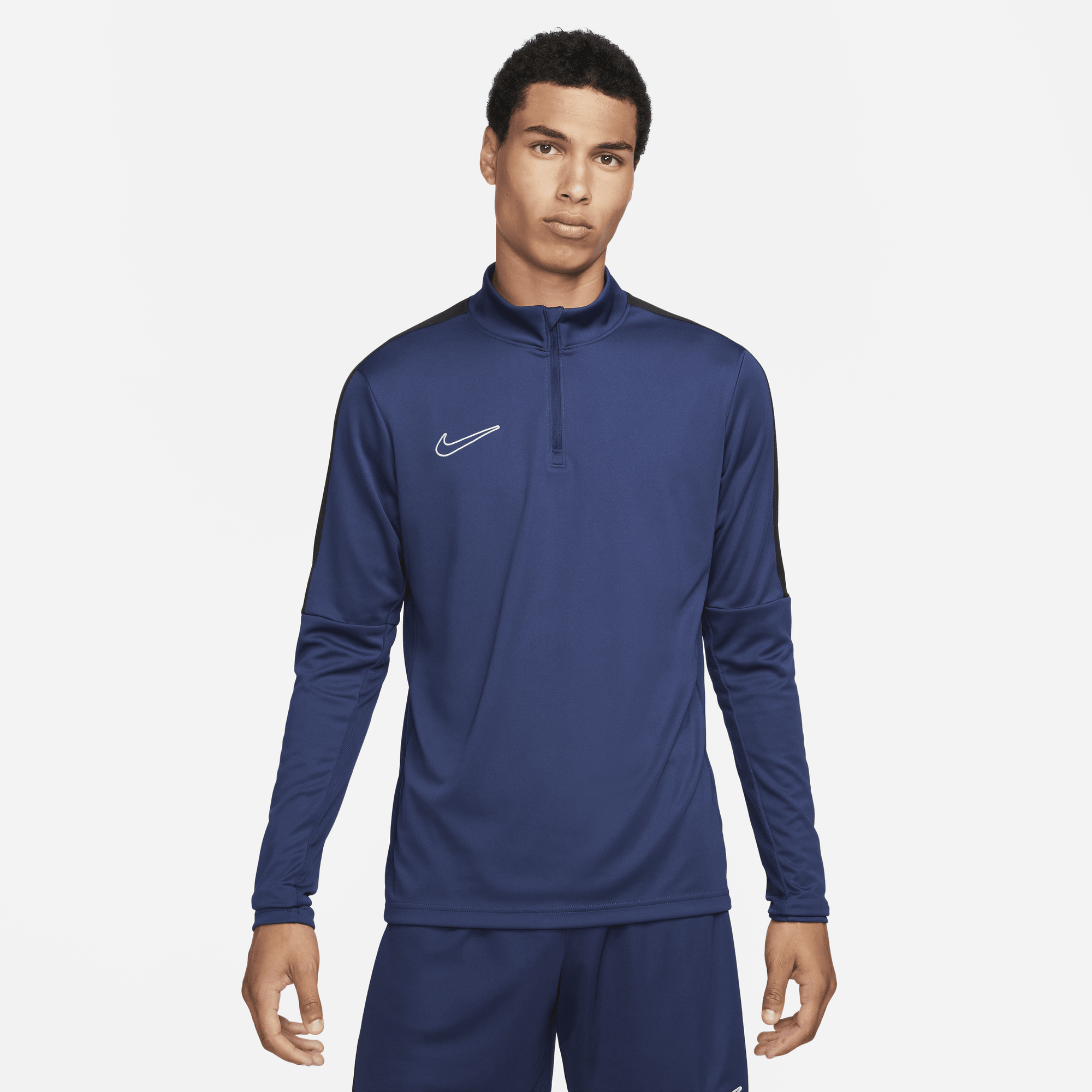Shop Dri FIT Academy Men s Dri FIT 1 2 Zip Global Football Top