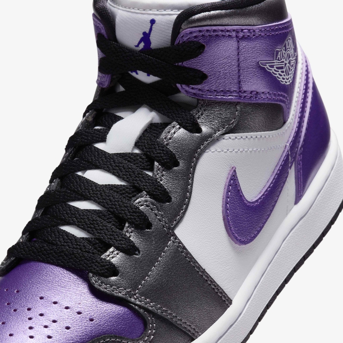 Nike Air Jordan Black White And Purple Jordan 1s Nike Air Jordan