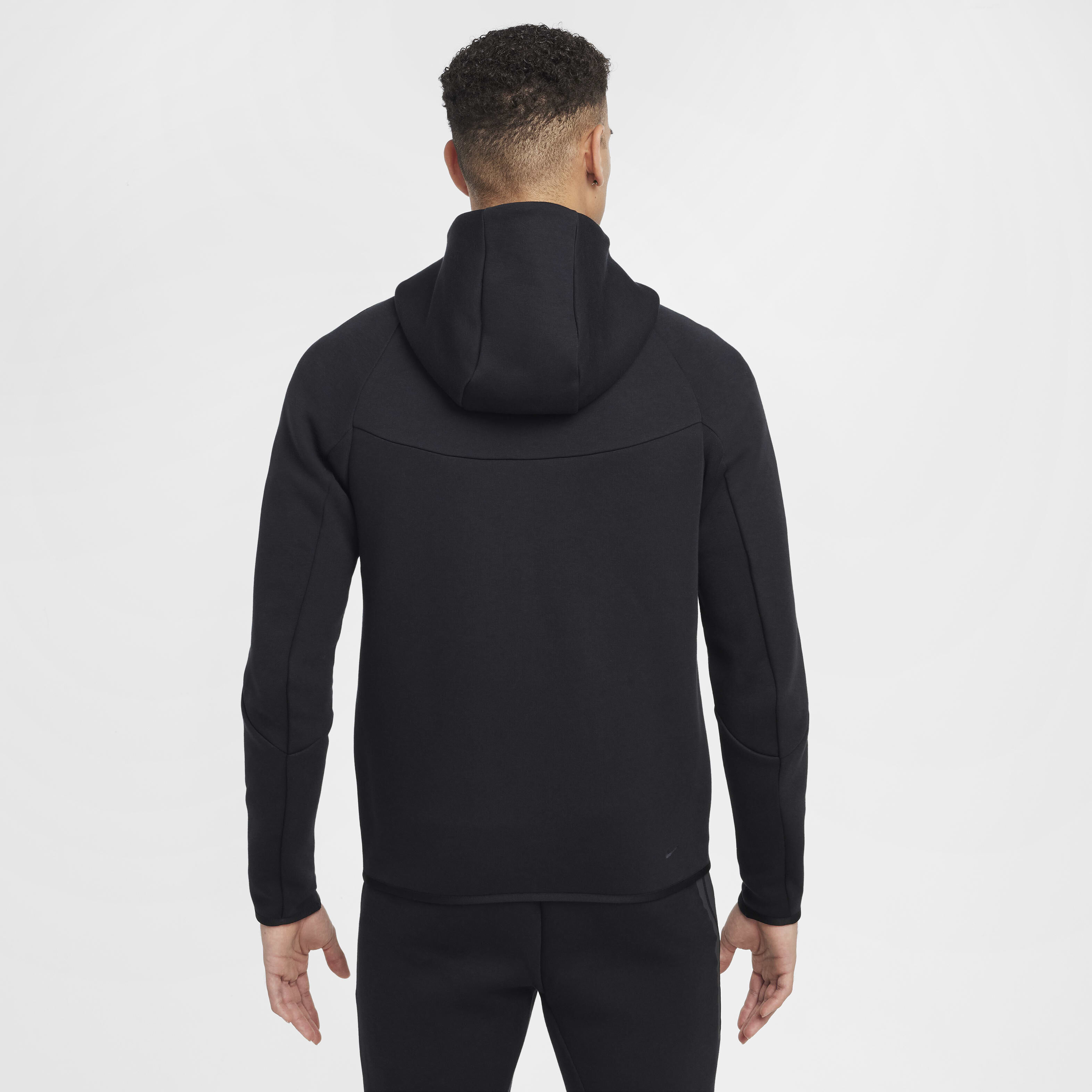 Buy Nike Tech Men's Full-Zip Windrunner Hoodie - Black/Black